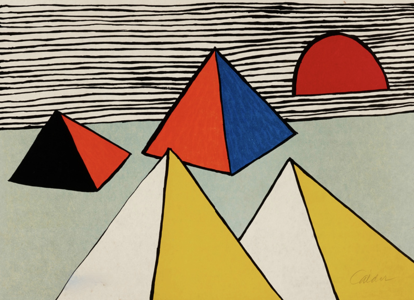 Untitled (from the La memoire elementaire) by Alexander Calder