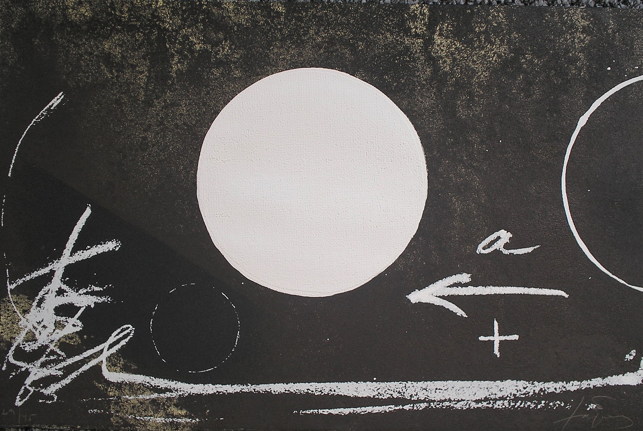 Cercle Blanc by Antoni Tapies