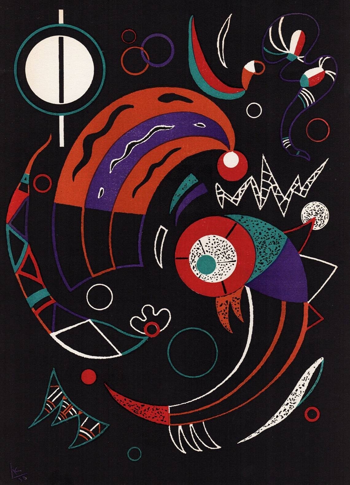 Comets by Wassily Kandinsky