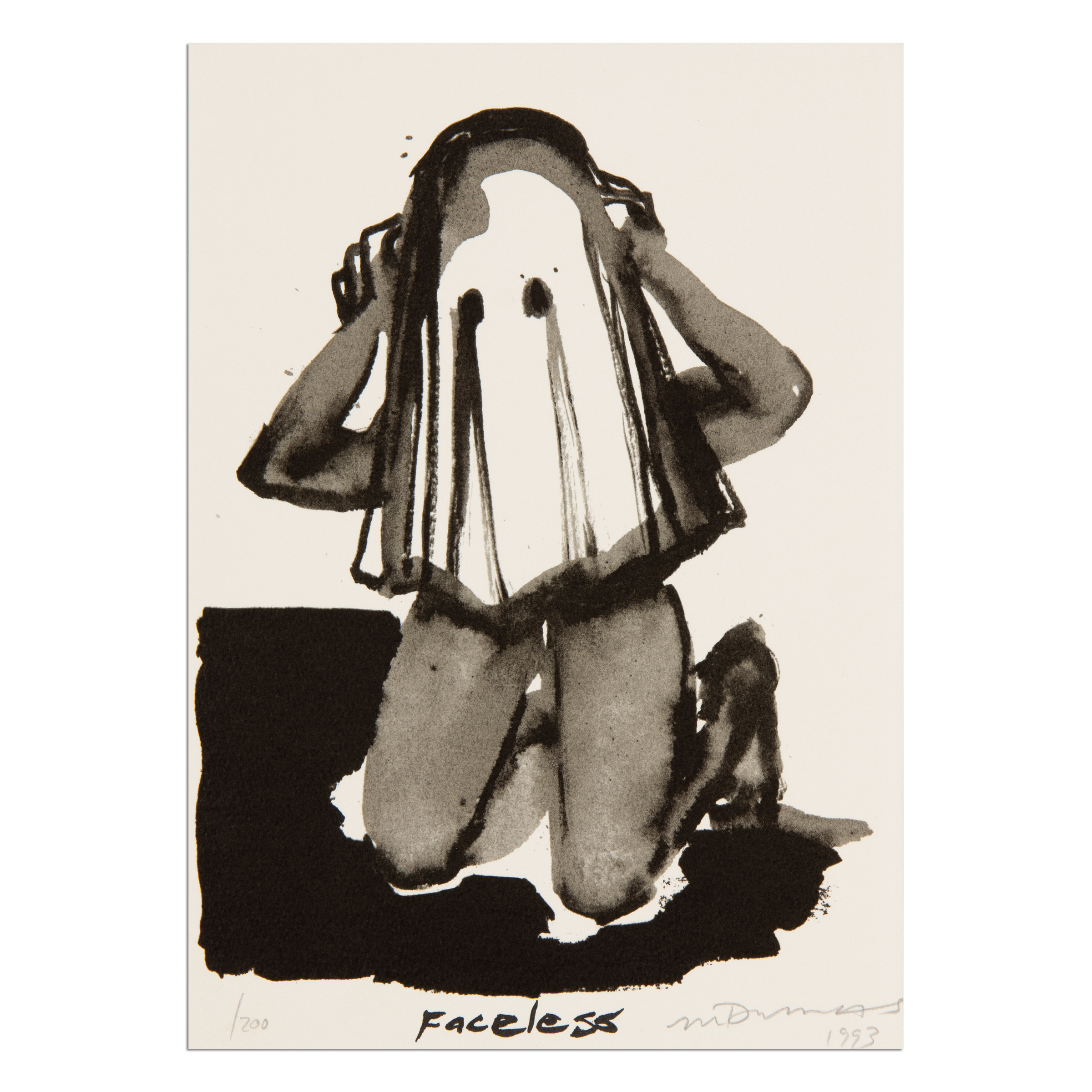 Faceless by Marlene Dumas