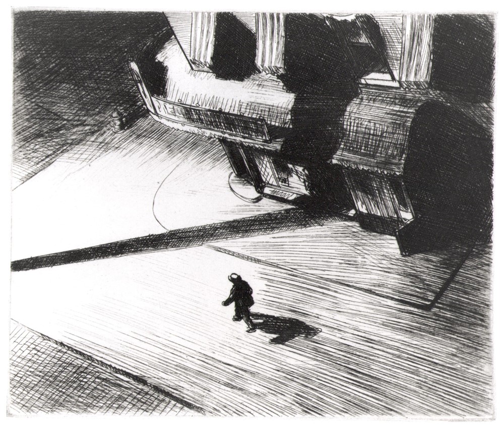 Night Shadows by Edward Hopper