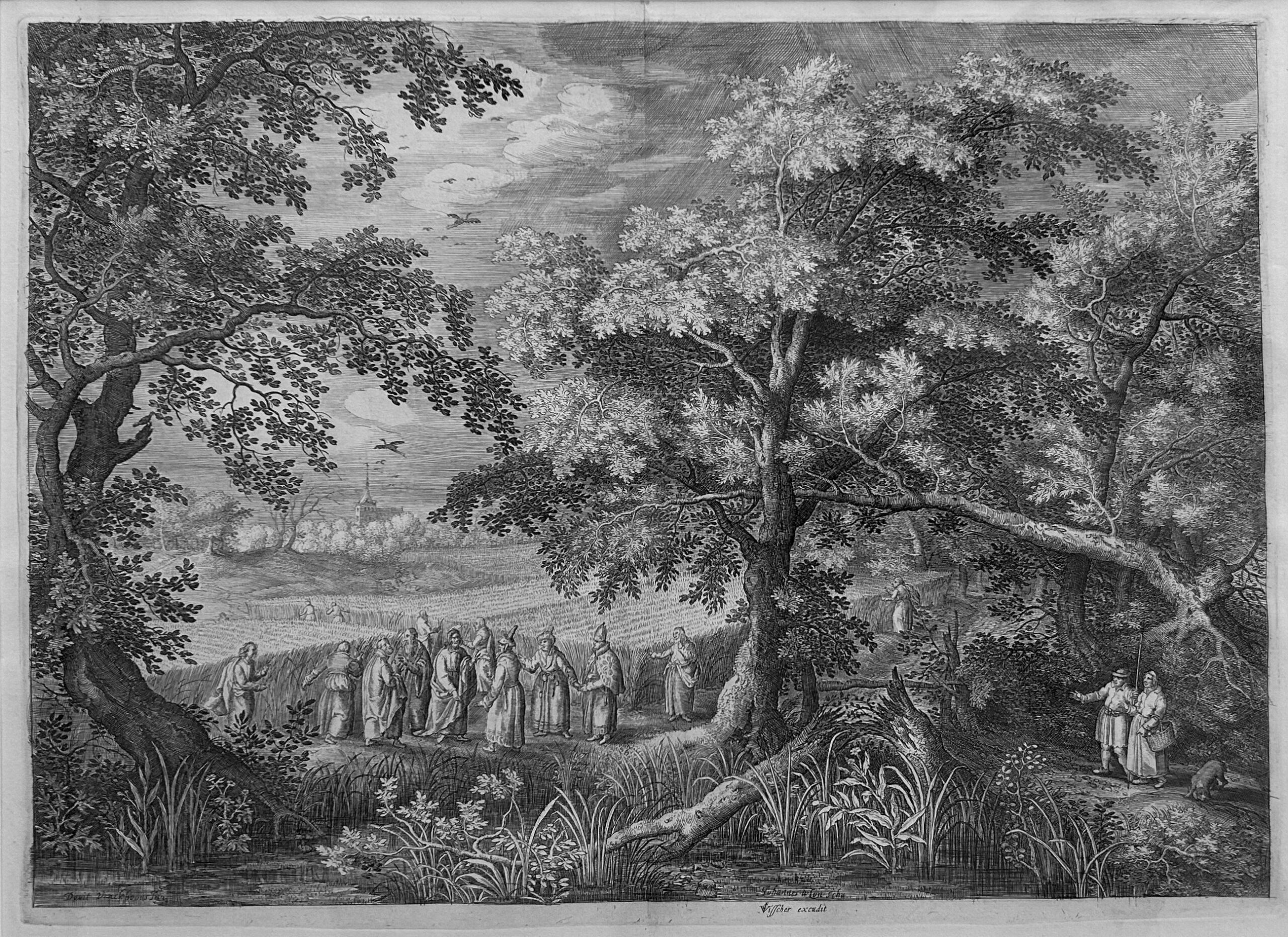 Christ and His Disciples Harvesting on the Sabbath by David Vinckboons