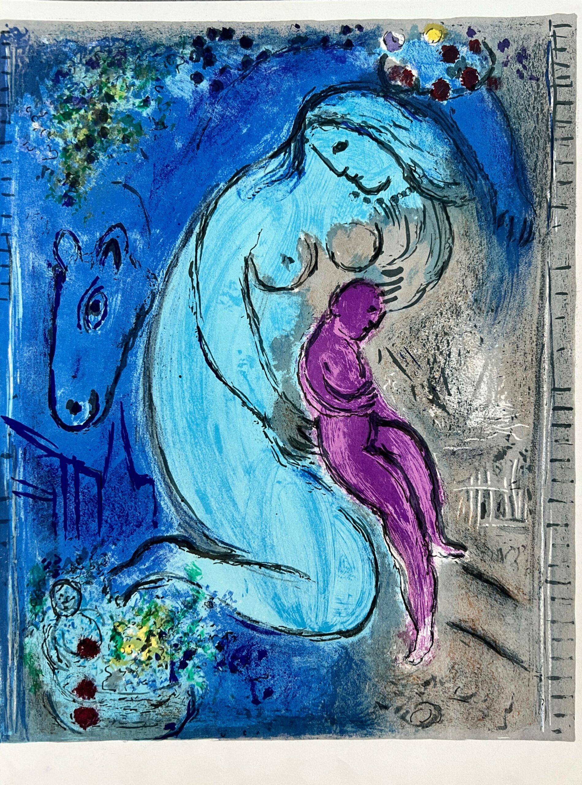 Quai aux Fleurs by Marc Chagall