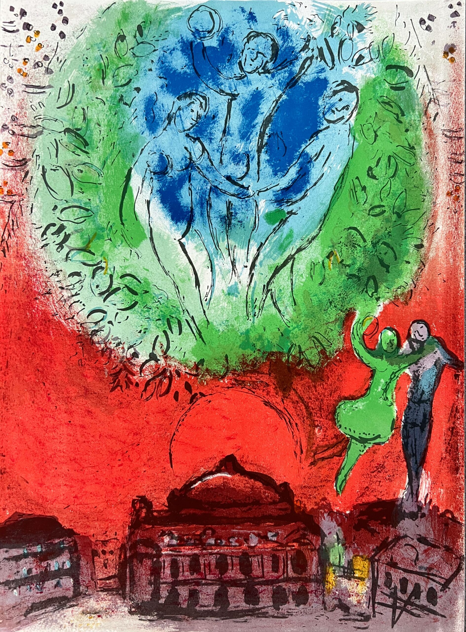 The Paris Opera by Marc Chagall