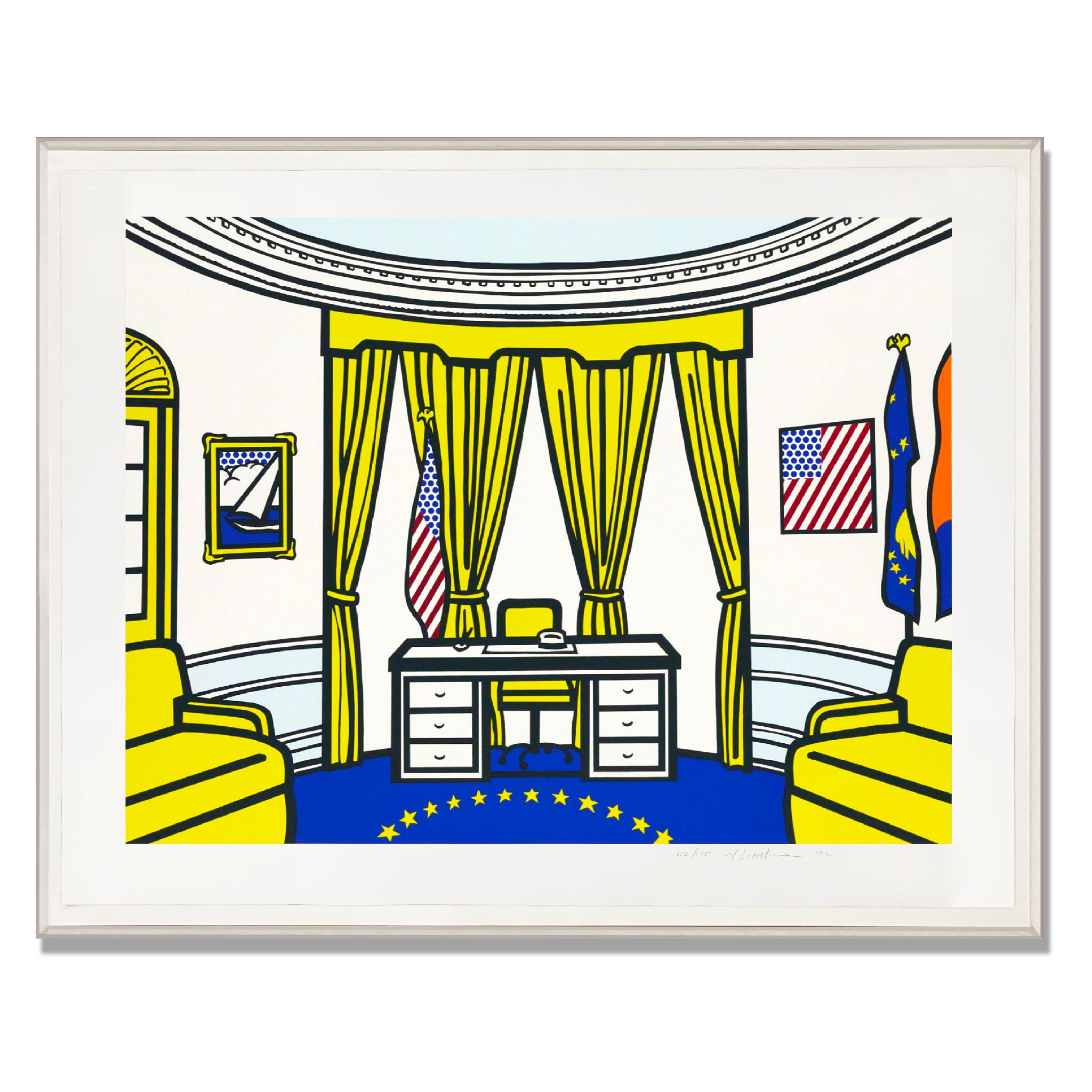 Oval Office (C. 277) by Roy Lichtenstein