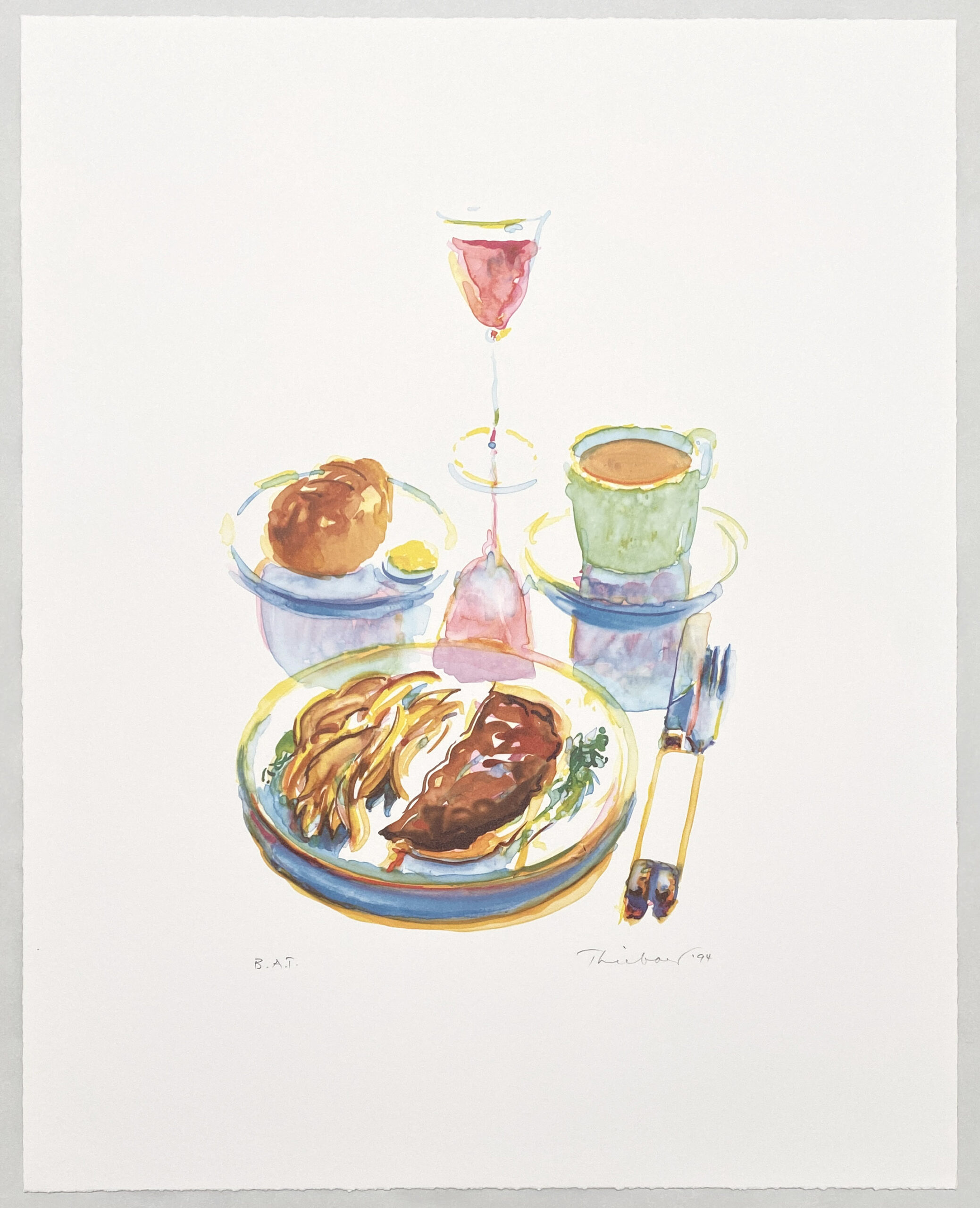 Trucker’s Supper, from The Physiology of Taste by Wayne Thiebaud