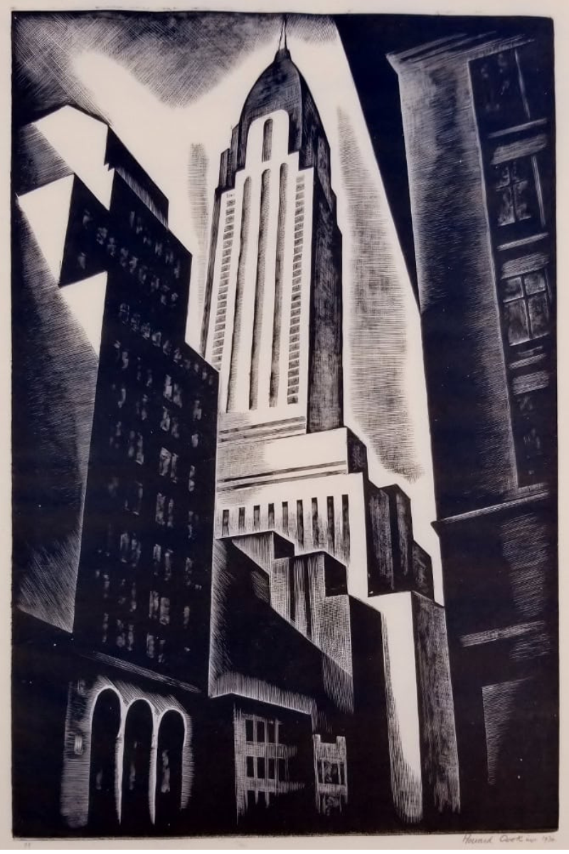 Chrysler Building by Howard Cook