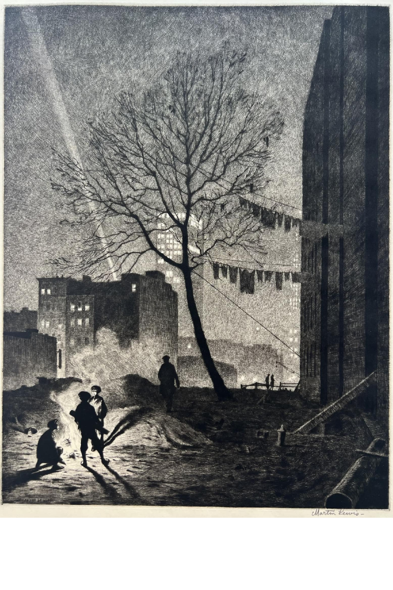 Tree, Manhattan by Martin Lewis