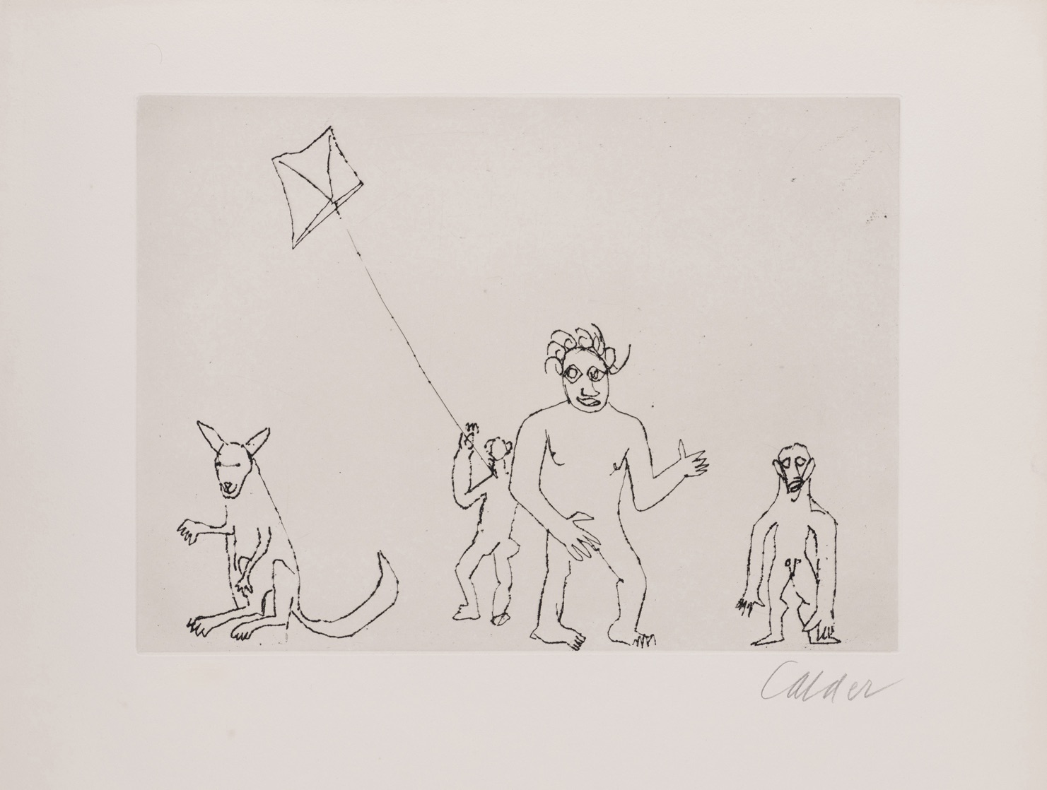 Santa Claus VII by Alexander Calder