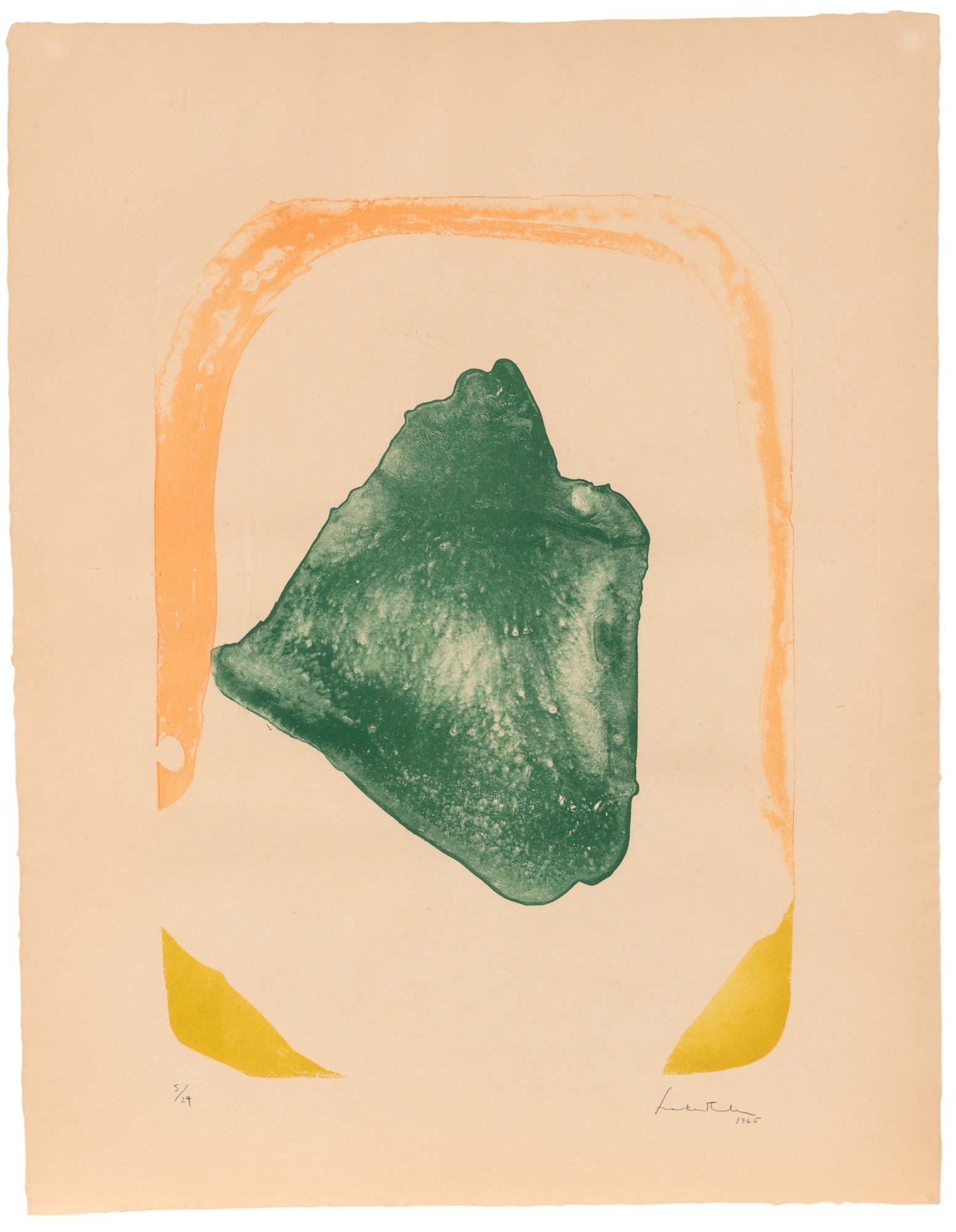 Orange Hoop by Helen Frankenthaler