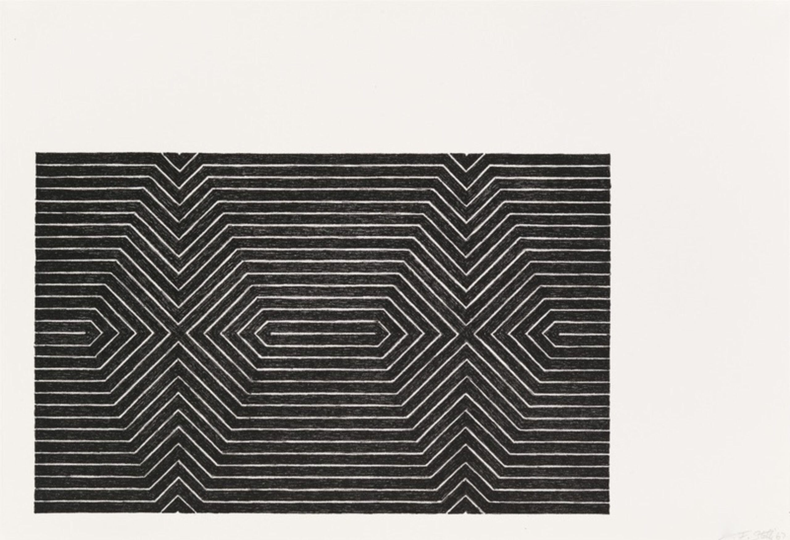 Turkish Mambo (From Black Series) by Frank Stella