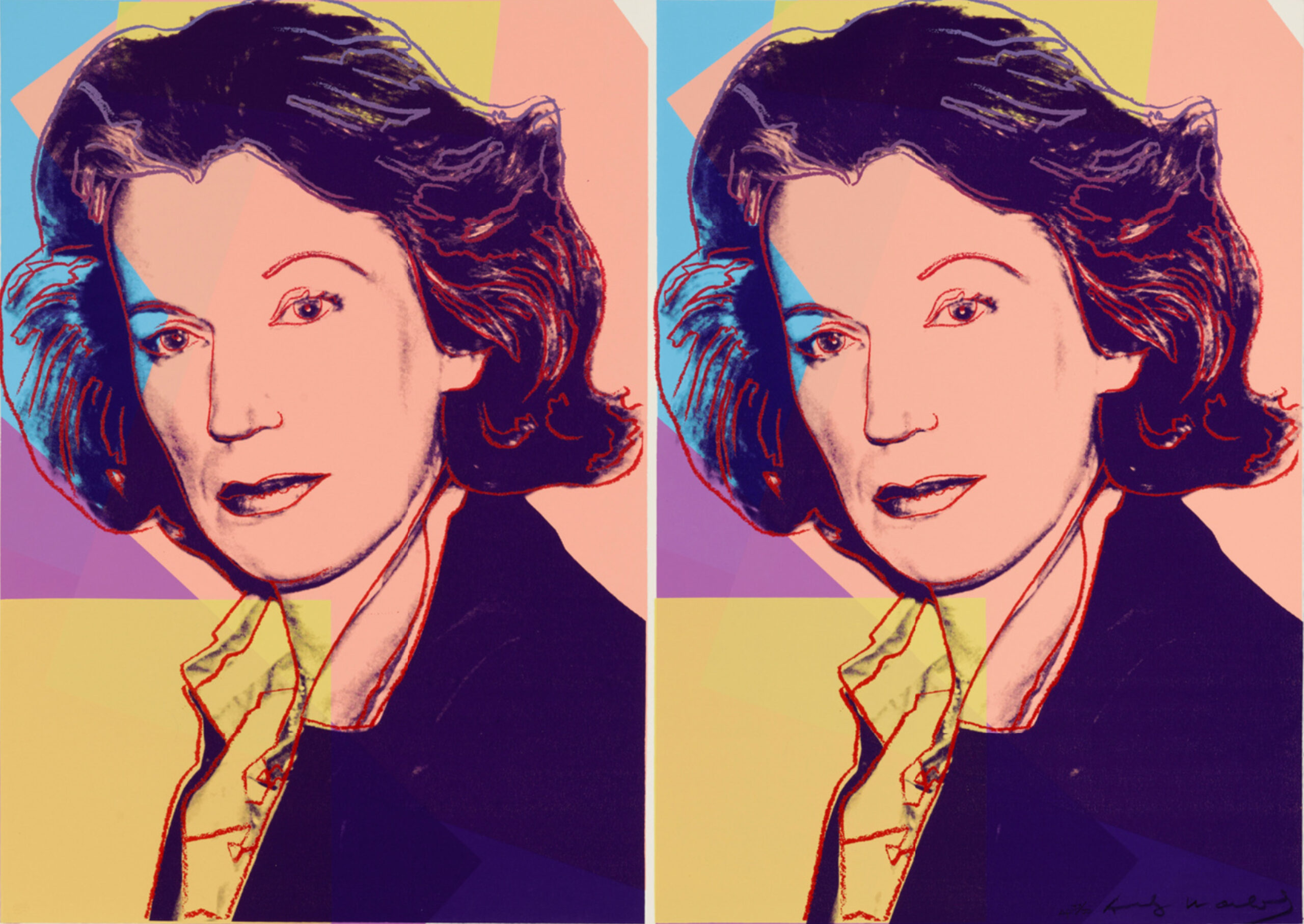 Mildred Scheel (F. & S. II.239) by Andy Warhol