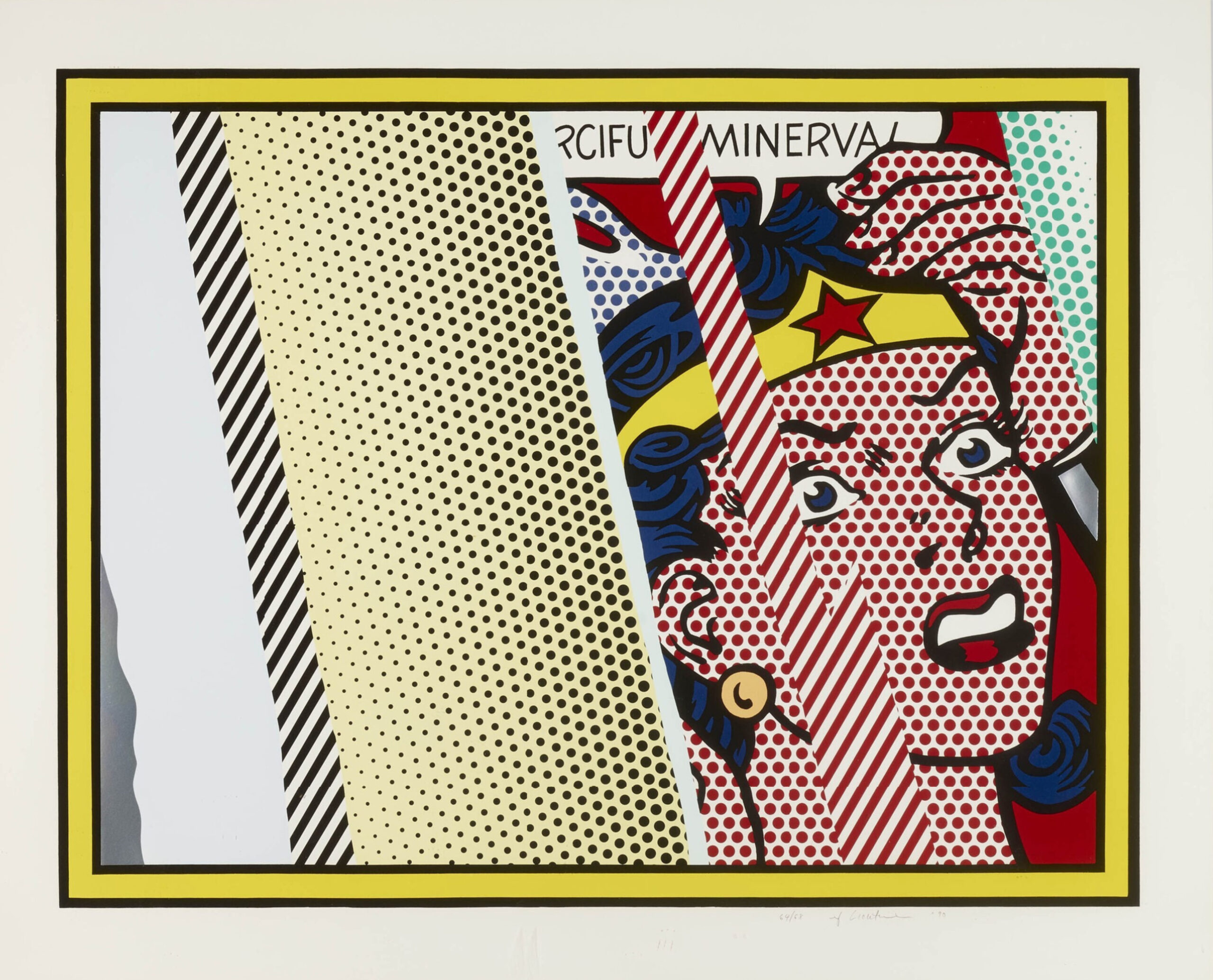 Reflections on Minerva by Roy Lichtenstein