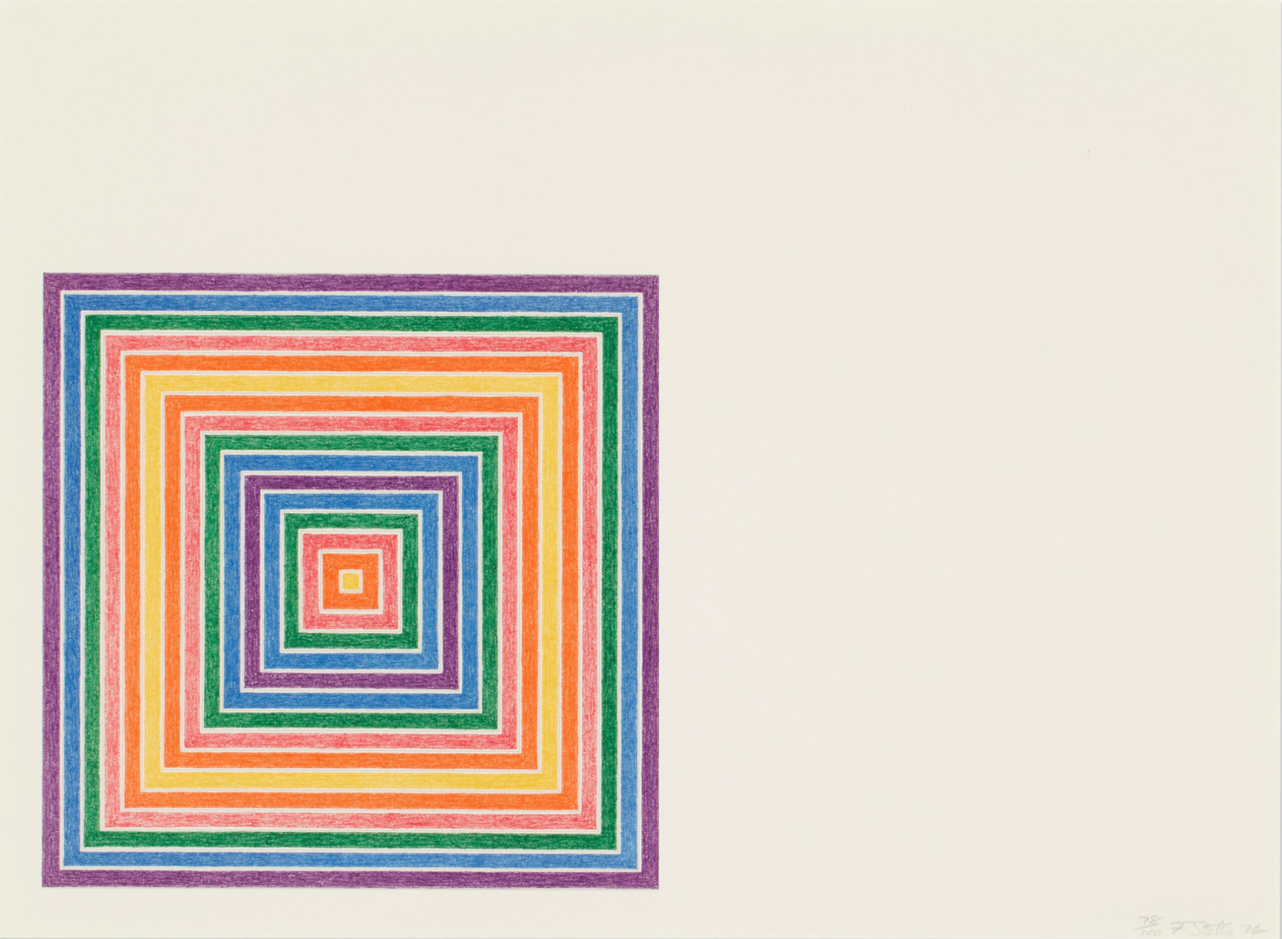 Honduras Lottery Co (from Multicolored Squares) by Frank Stella