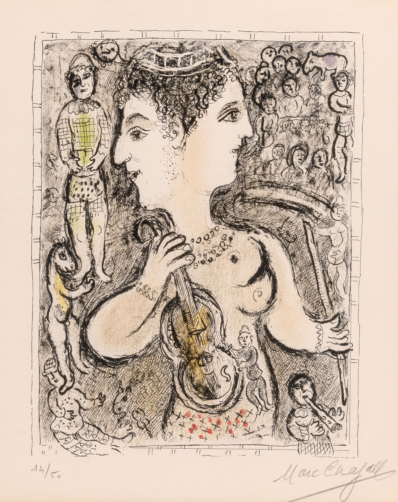 Double Visage by Marc Chagall