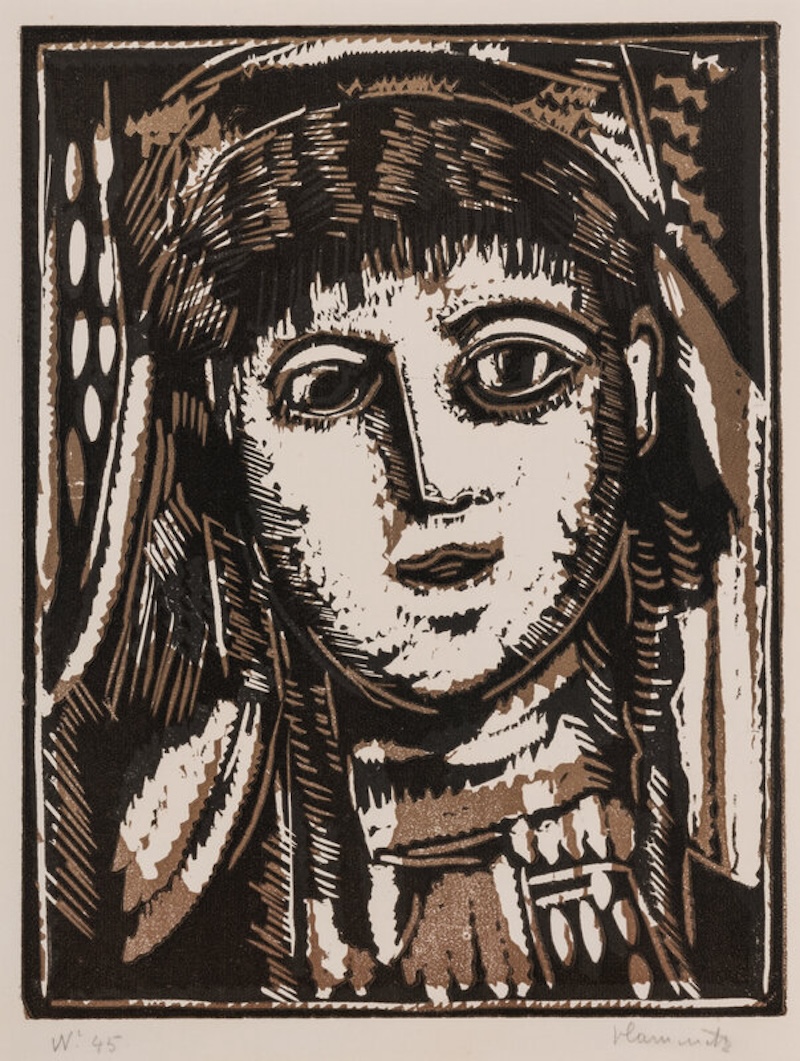 Tête de femme by Maurice de Vlaminck