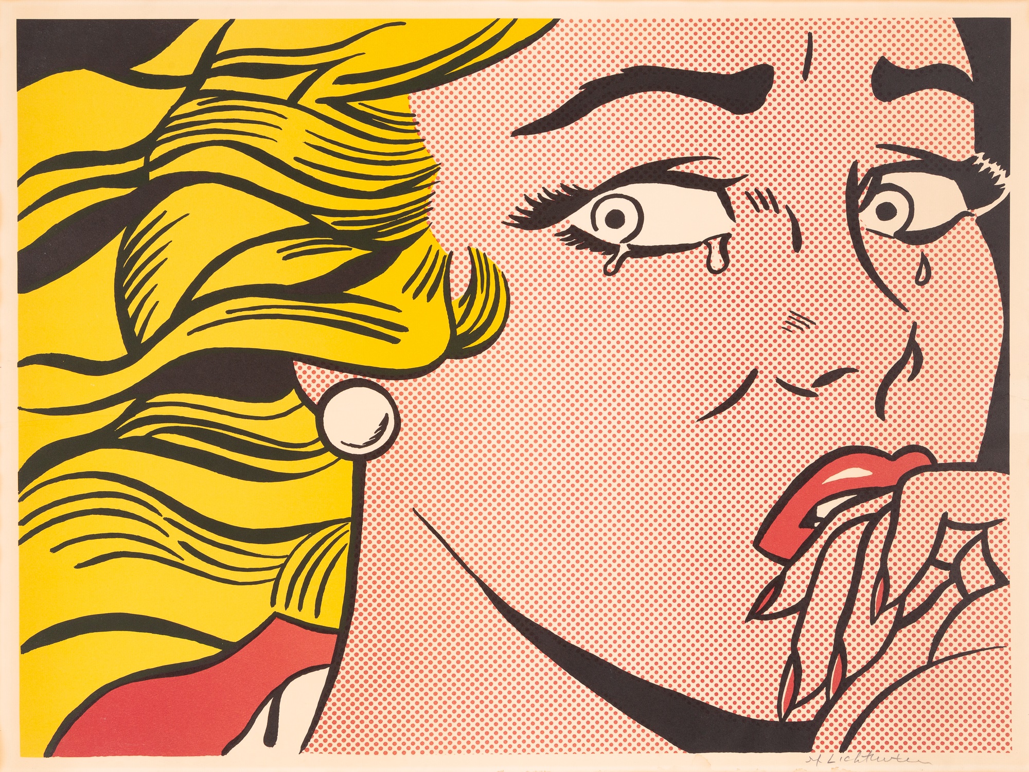 Crying Girl by Roy Lichtenstein