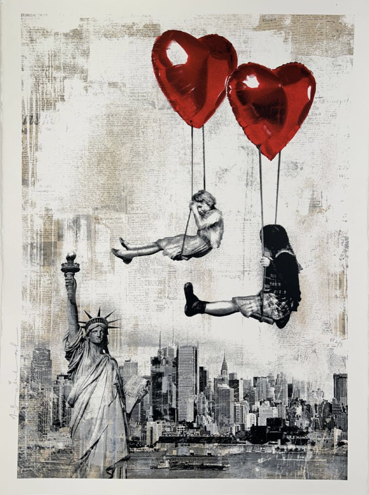 Love Is In the Air (New York) by Mr. Brainwash