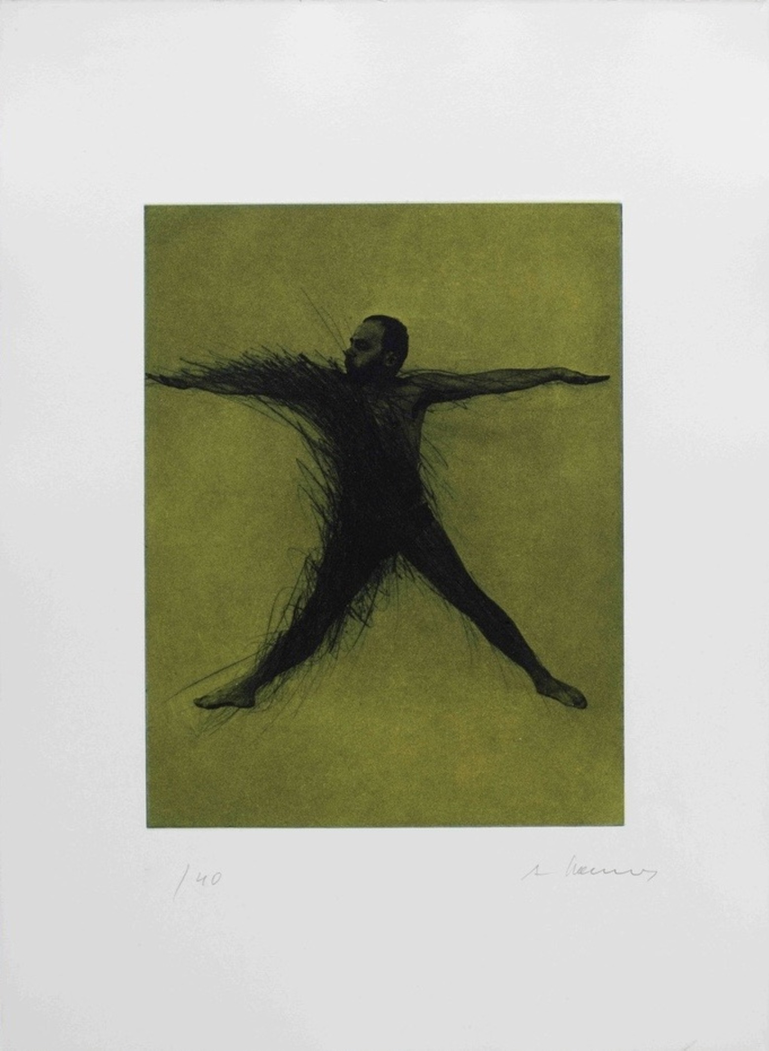 Body Pose II by Arnulf Rainer