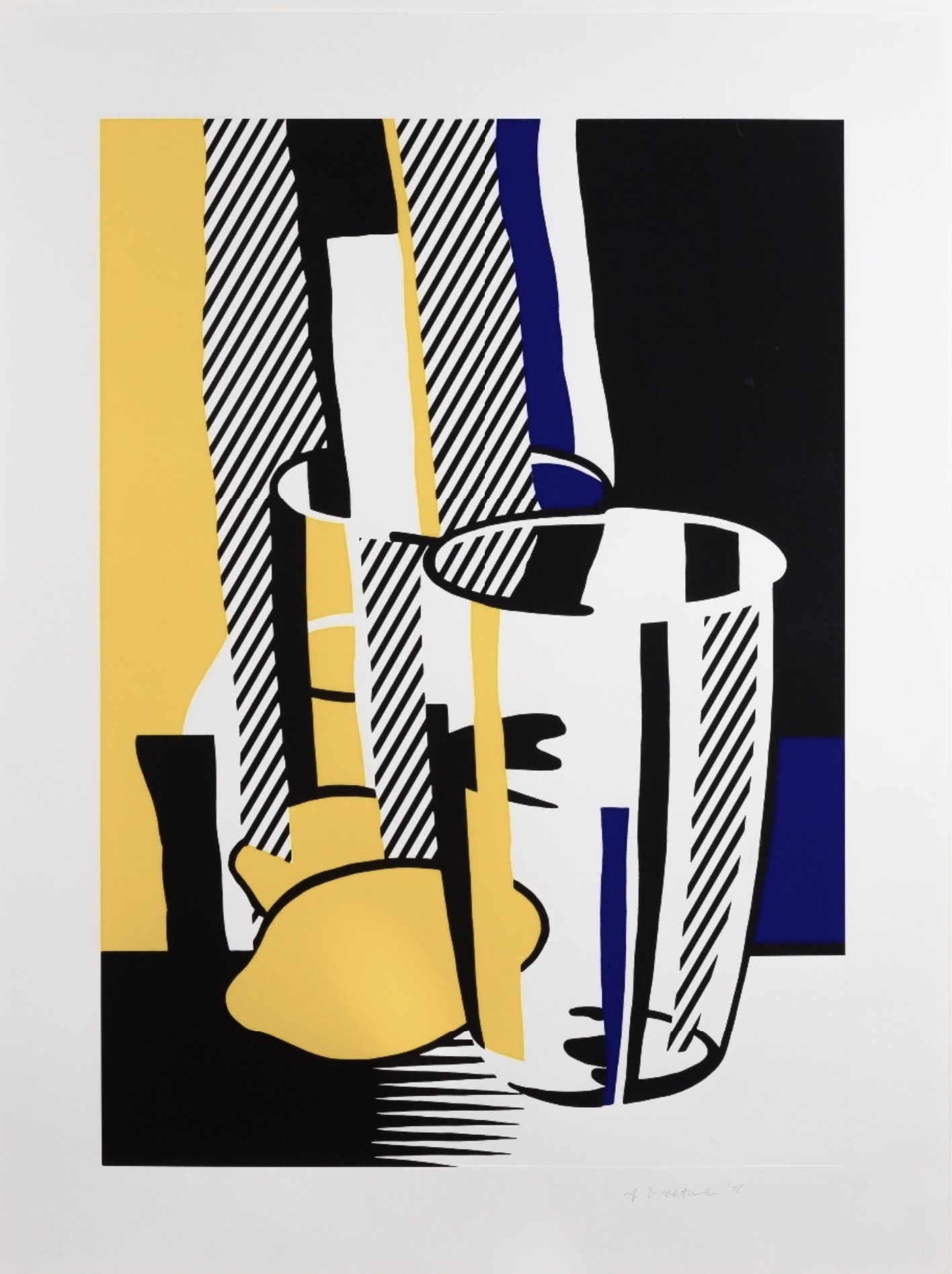 Before the Mirror (from Mirrors of the Mind portfolio) by Roy Lichtenstein