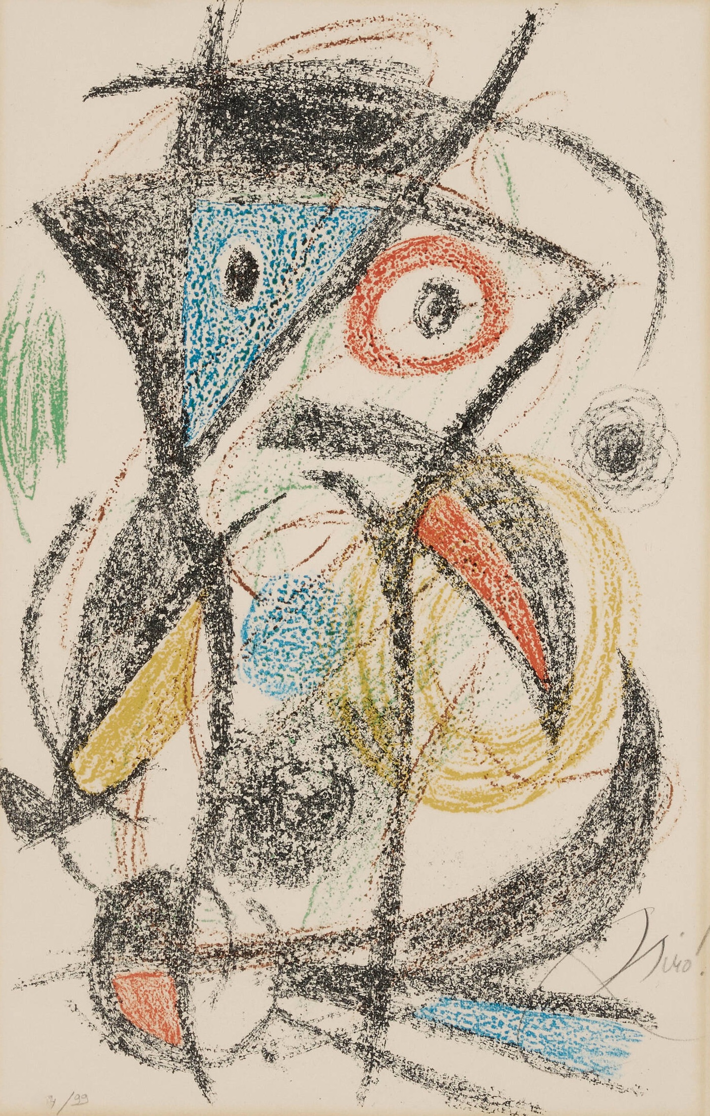 Untitled (from Les demeures d’hypnos portfolio) by Joan Miró