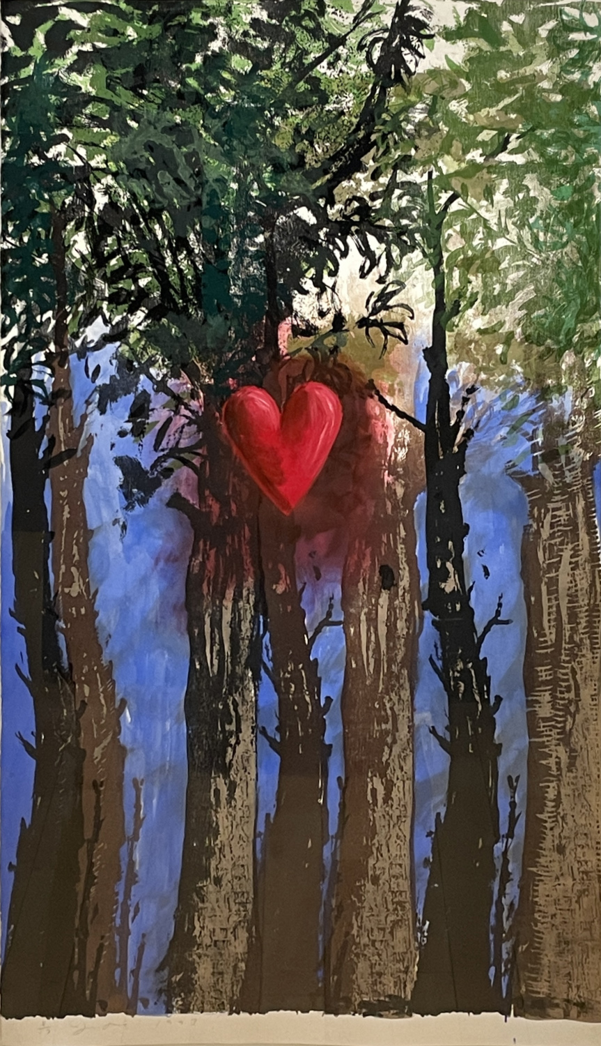 The Forest Up North by Jim Dine