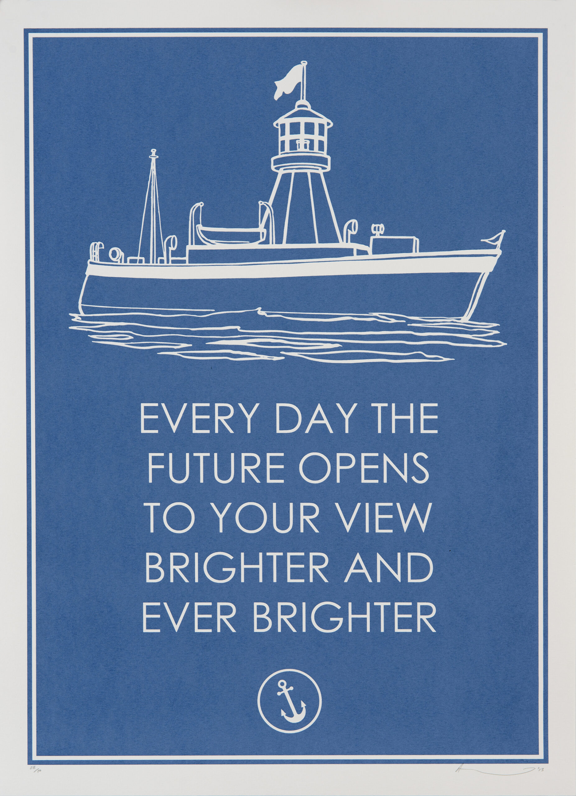 Every Day The Future Opens To Your View Brighter And Ever Brighter by Adam Bridgland