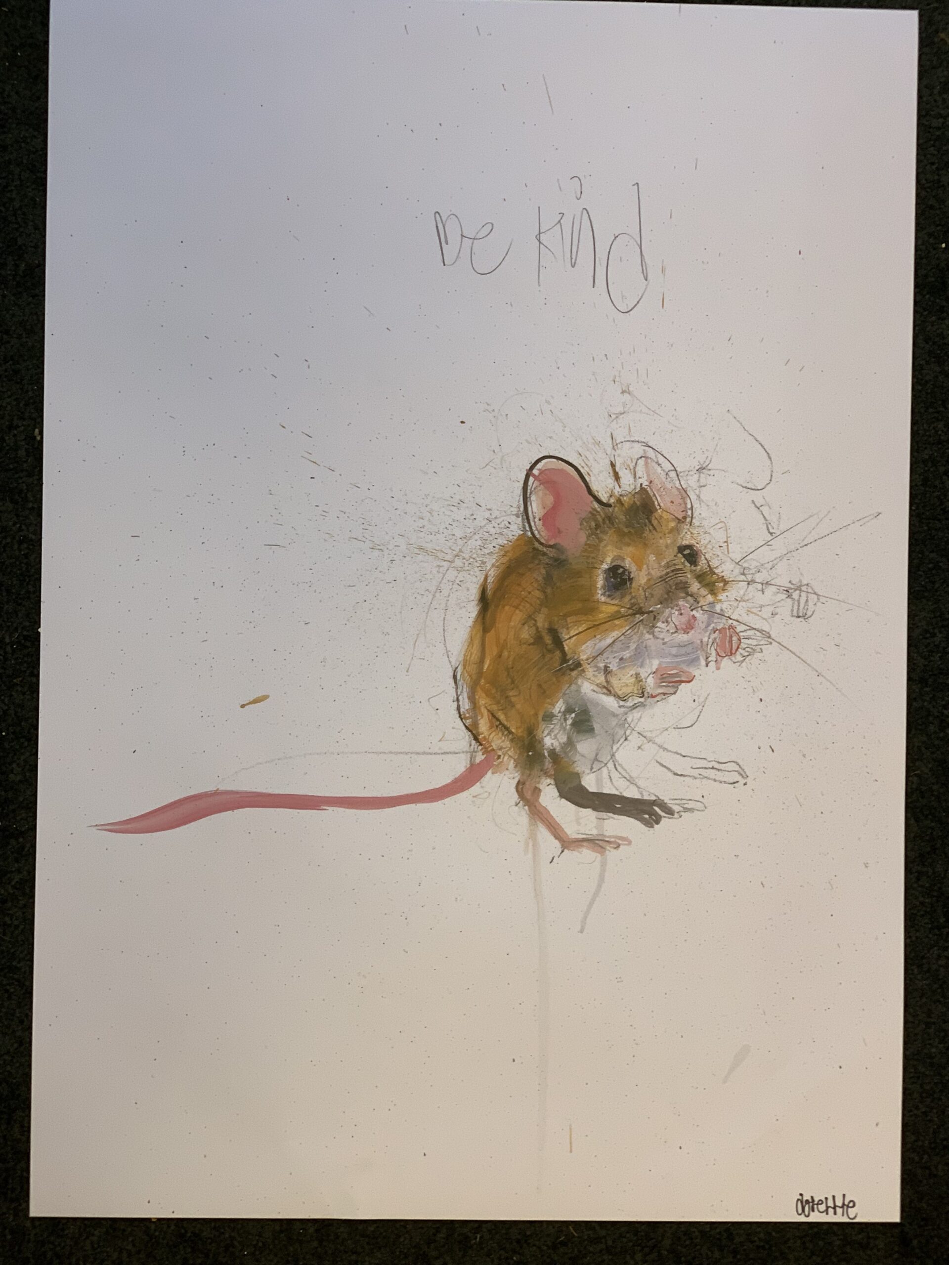 Dave White “Be KInd” Rare Limited Signed EDition for charity by Dave White