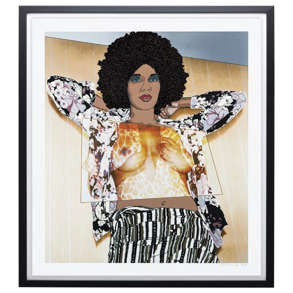 Portrait of Maya #10 by Mickalene Thomas