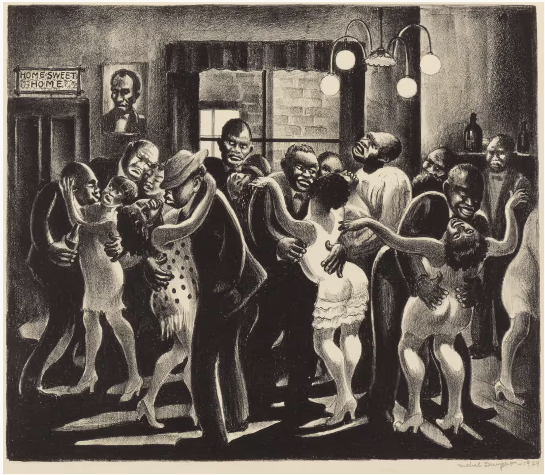 Harlem Rent Party (or Rent Party) by Mabel Dwight