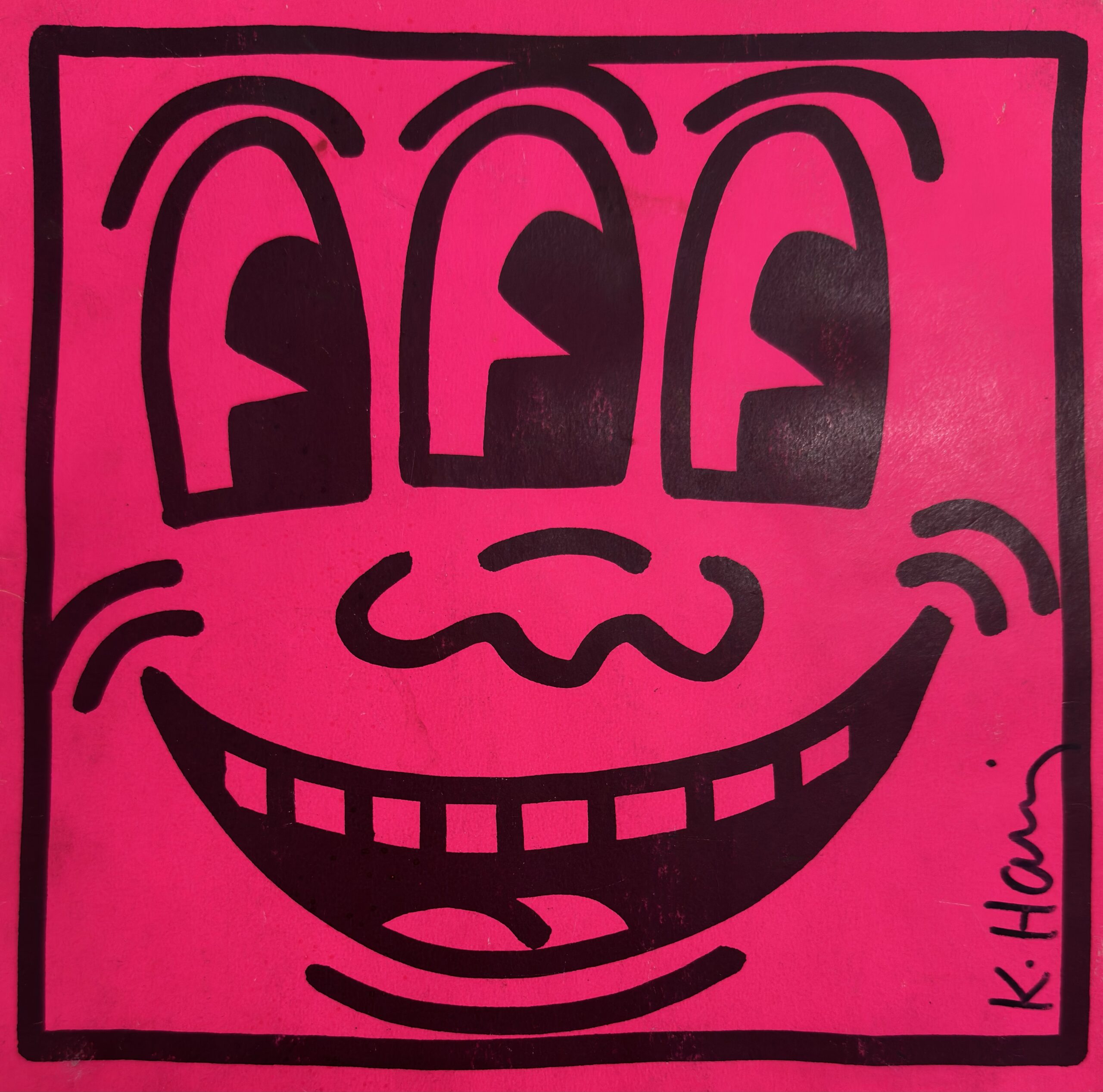 Keith Haring Catalog Cover from Tony Shafrazi Gallery, New York by Keith Haring