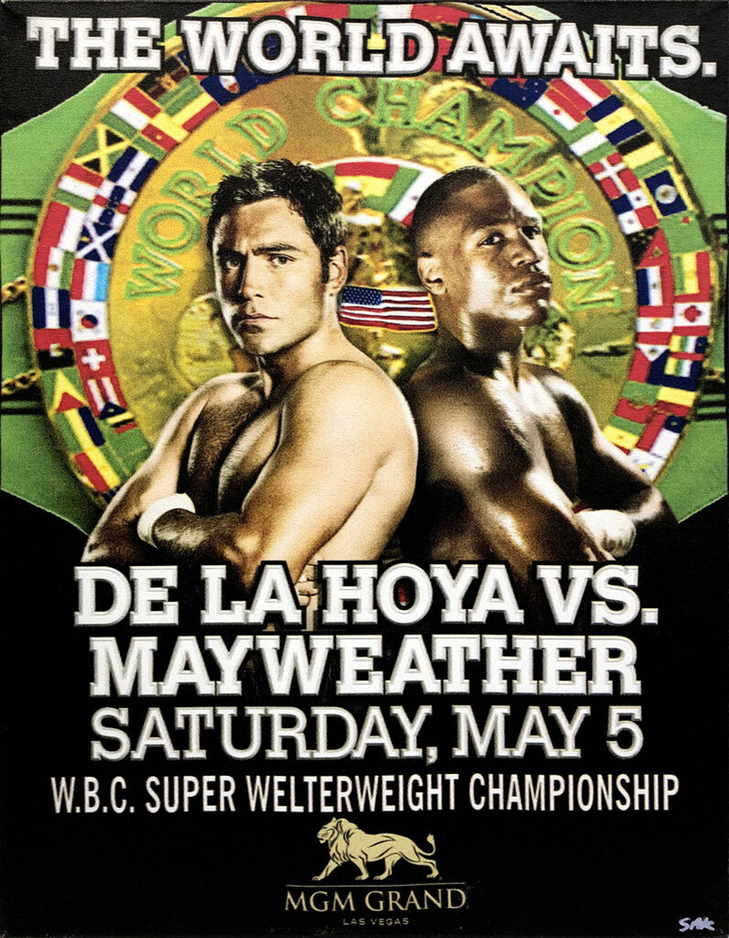 The World Awaits / MGM Grand Invitation (De La Hoya vs. Mayweather), 2007 by Steve Kaufman