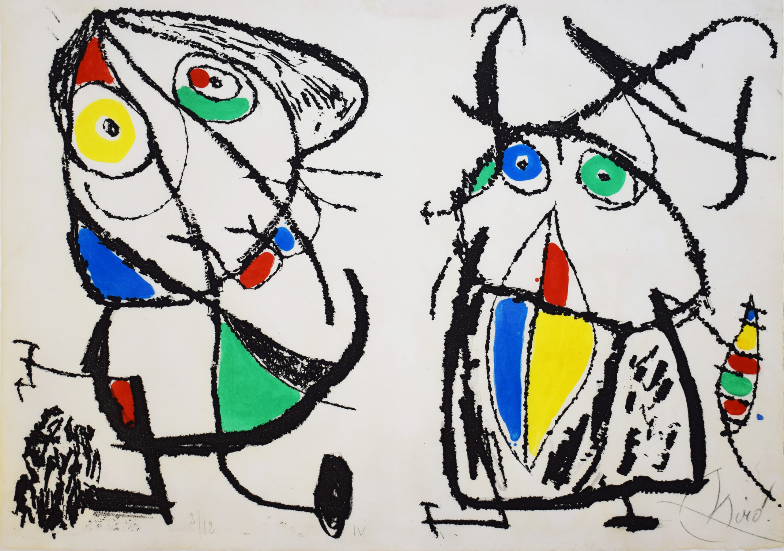 Composition IV, from: The Grotesque Courtier | Le courtisan grotesque by Joan Miró