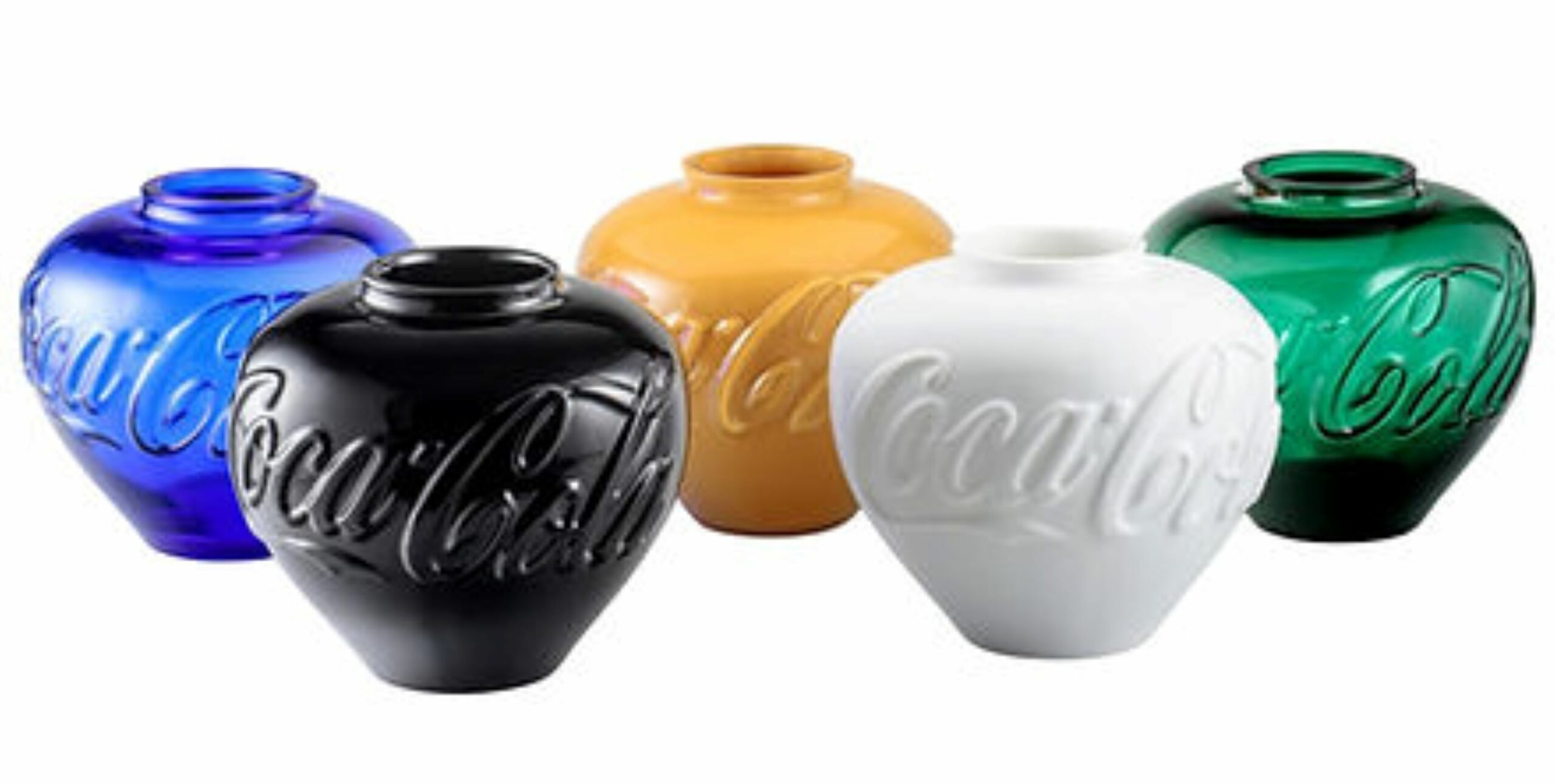 Vases in Five Colours (Coca Cola Vase) by Ai Weiwei