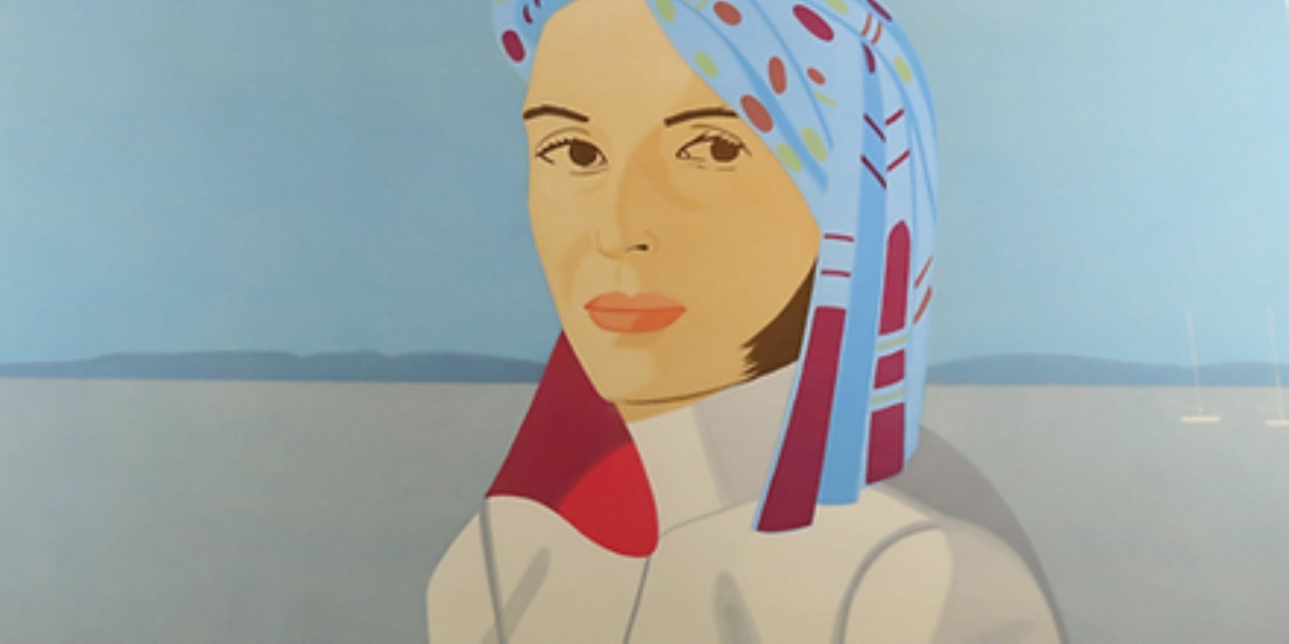 Blue Hat by Alex Katz