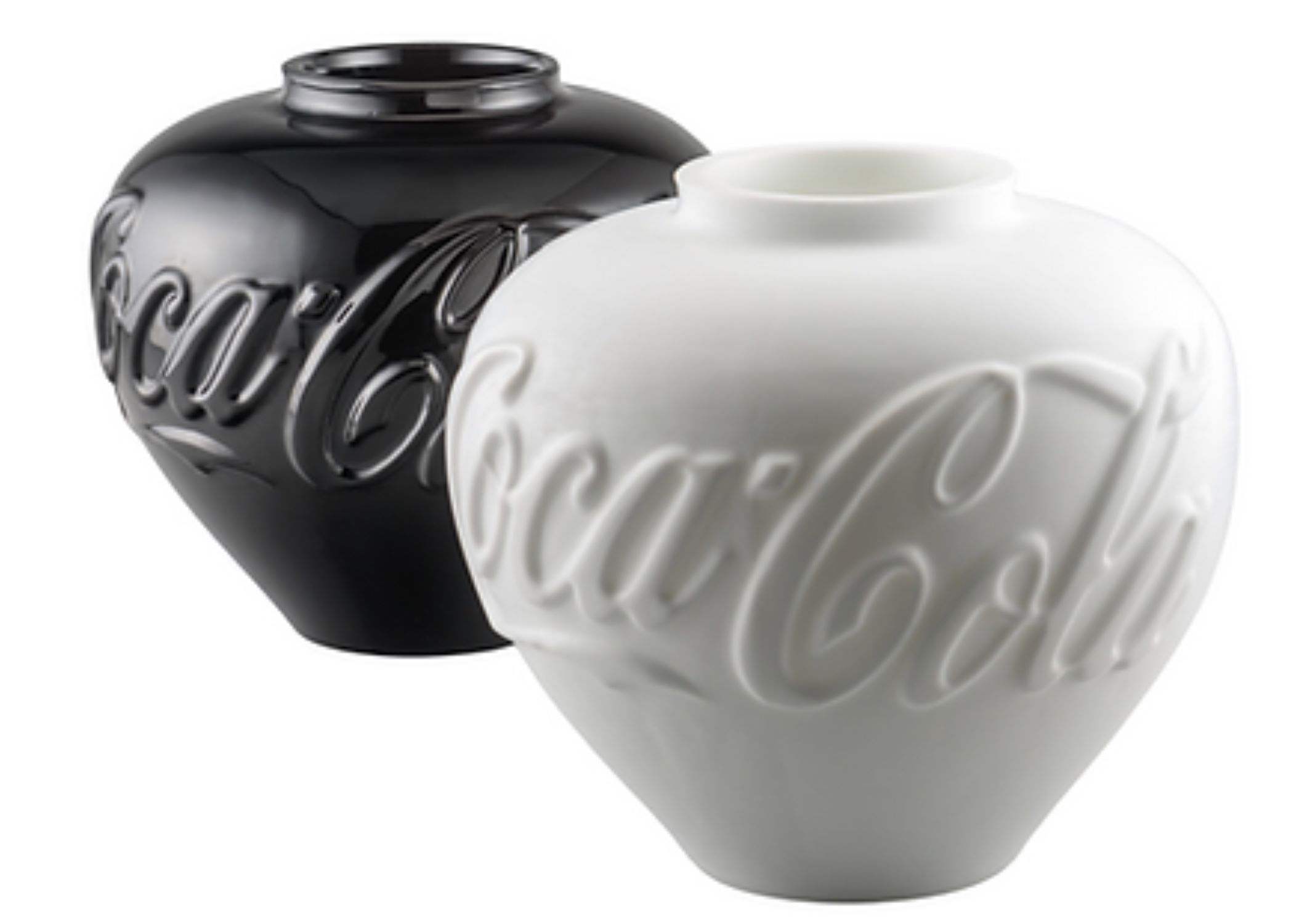 Vases in Black and White (Coca Cola Vase) by Ai Weiwei