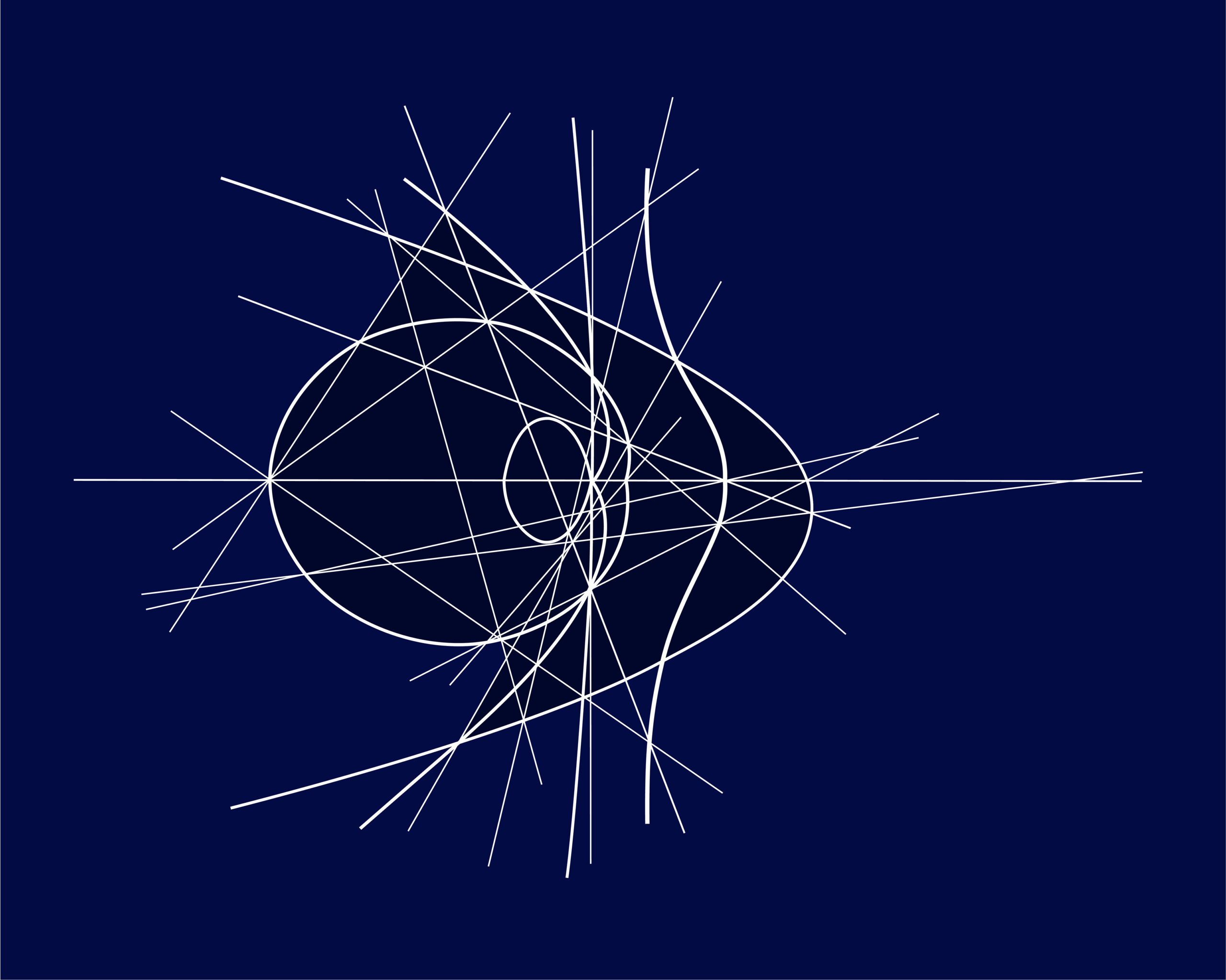 Cardioid. Domain: [0 < Theta < 2Pi] by Clifford Singer