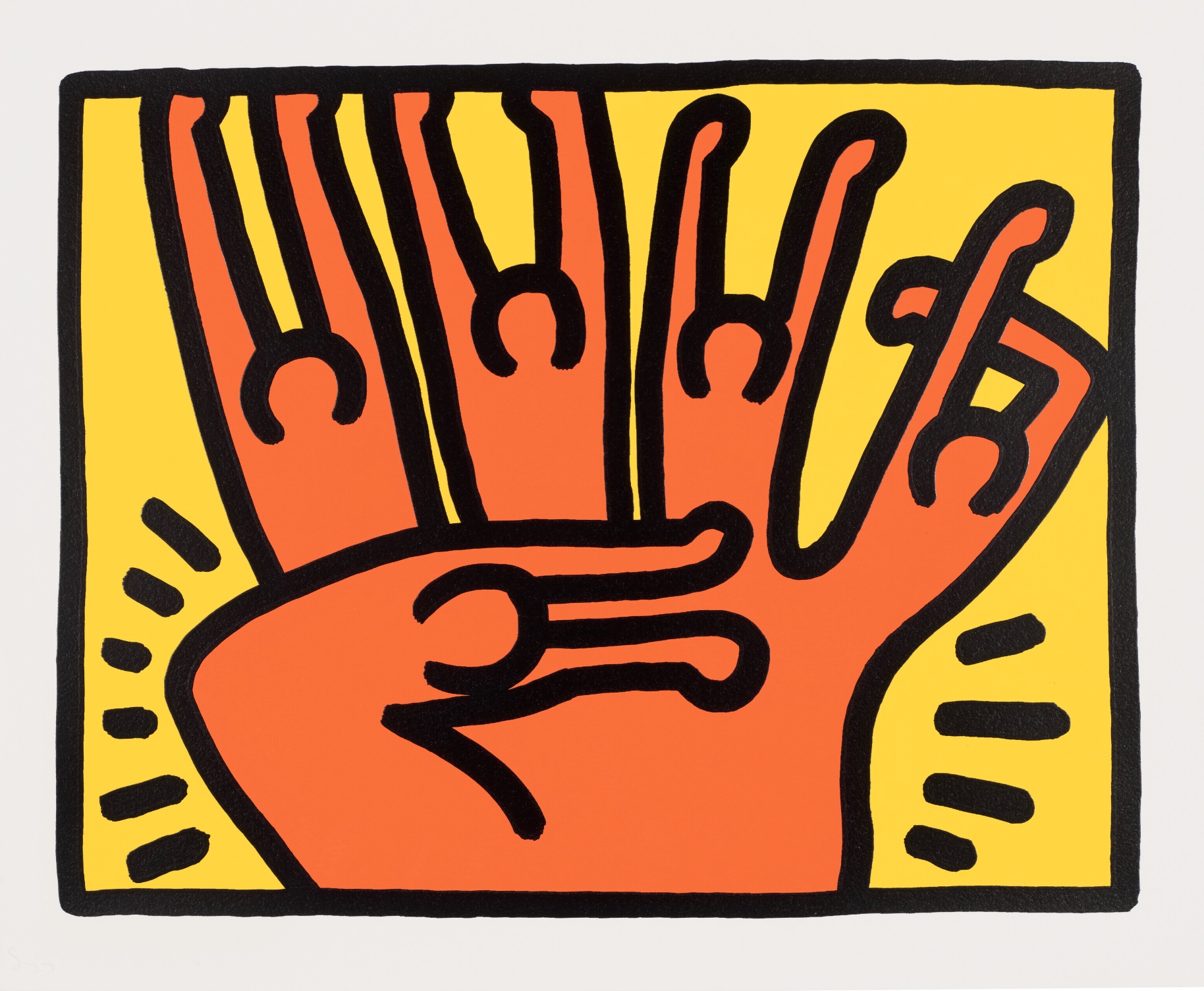 Pop Shop VI (C) by Keith Haring