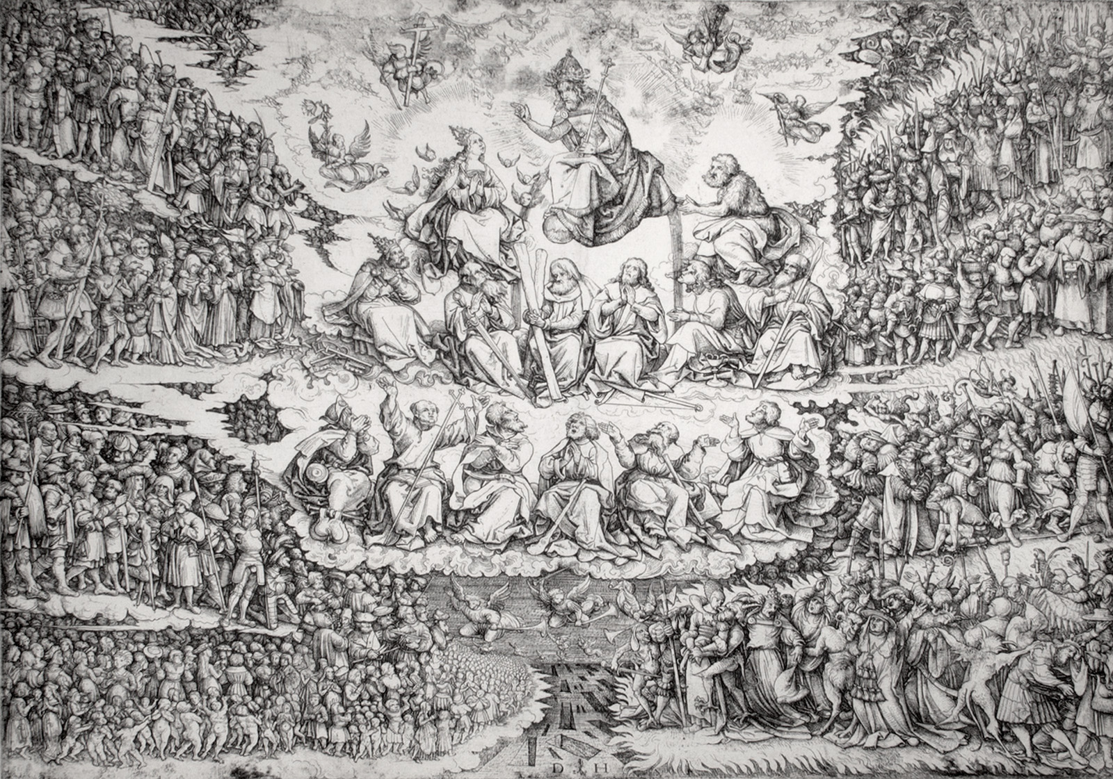 The Last Judgement by Daniel Hopfer (1471–1536)