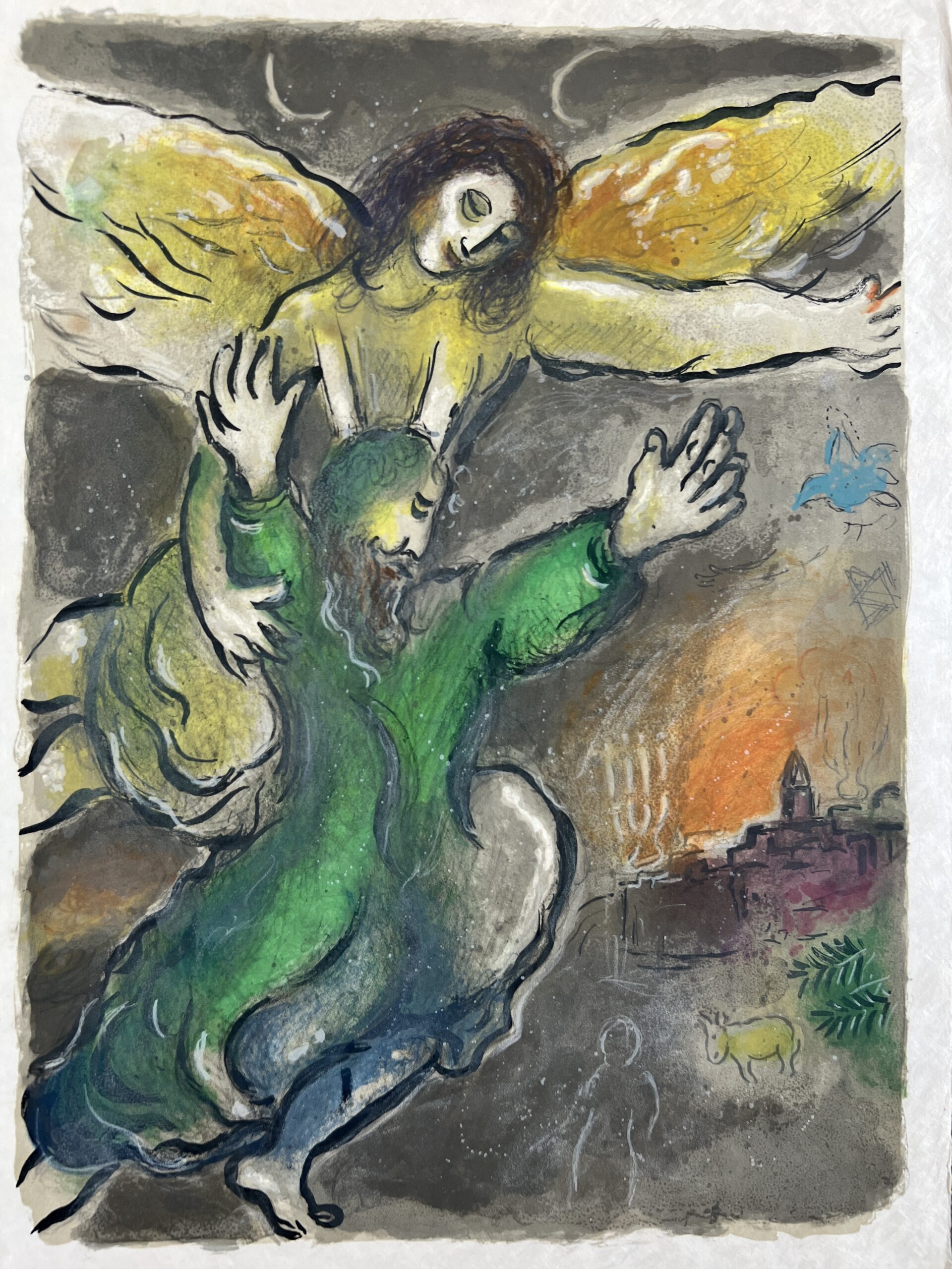 And Moses beheld all the worke by Marc Chagall