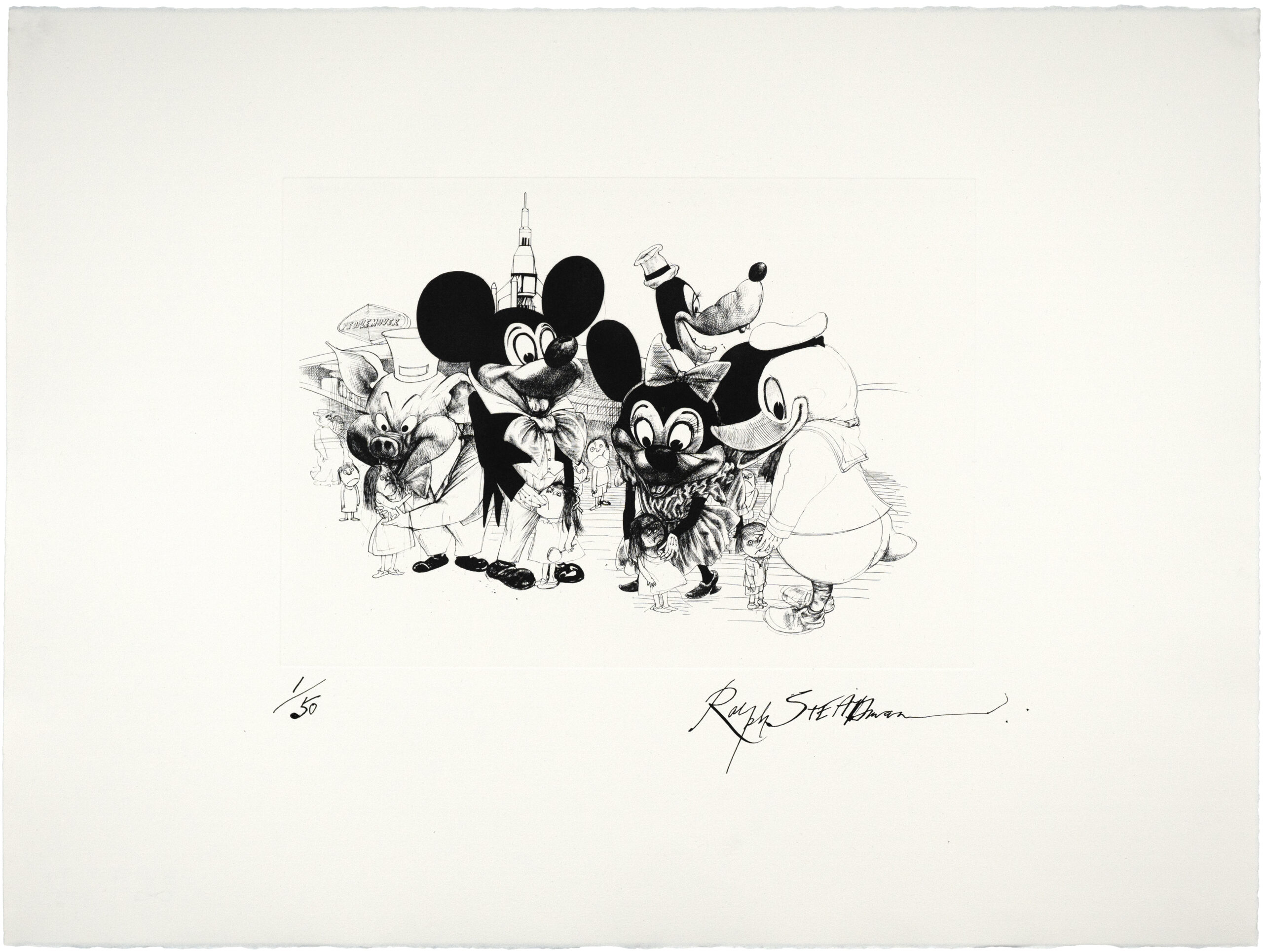 Disneyland by Ralph Steadman