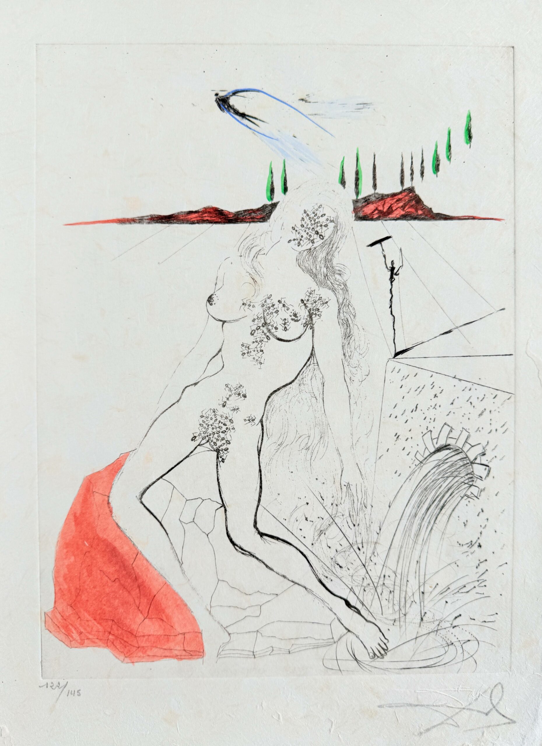 Salvador Dali – Femme à la fontaine by Salvador Dalí