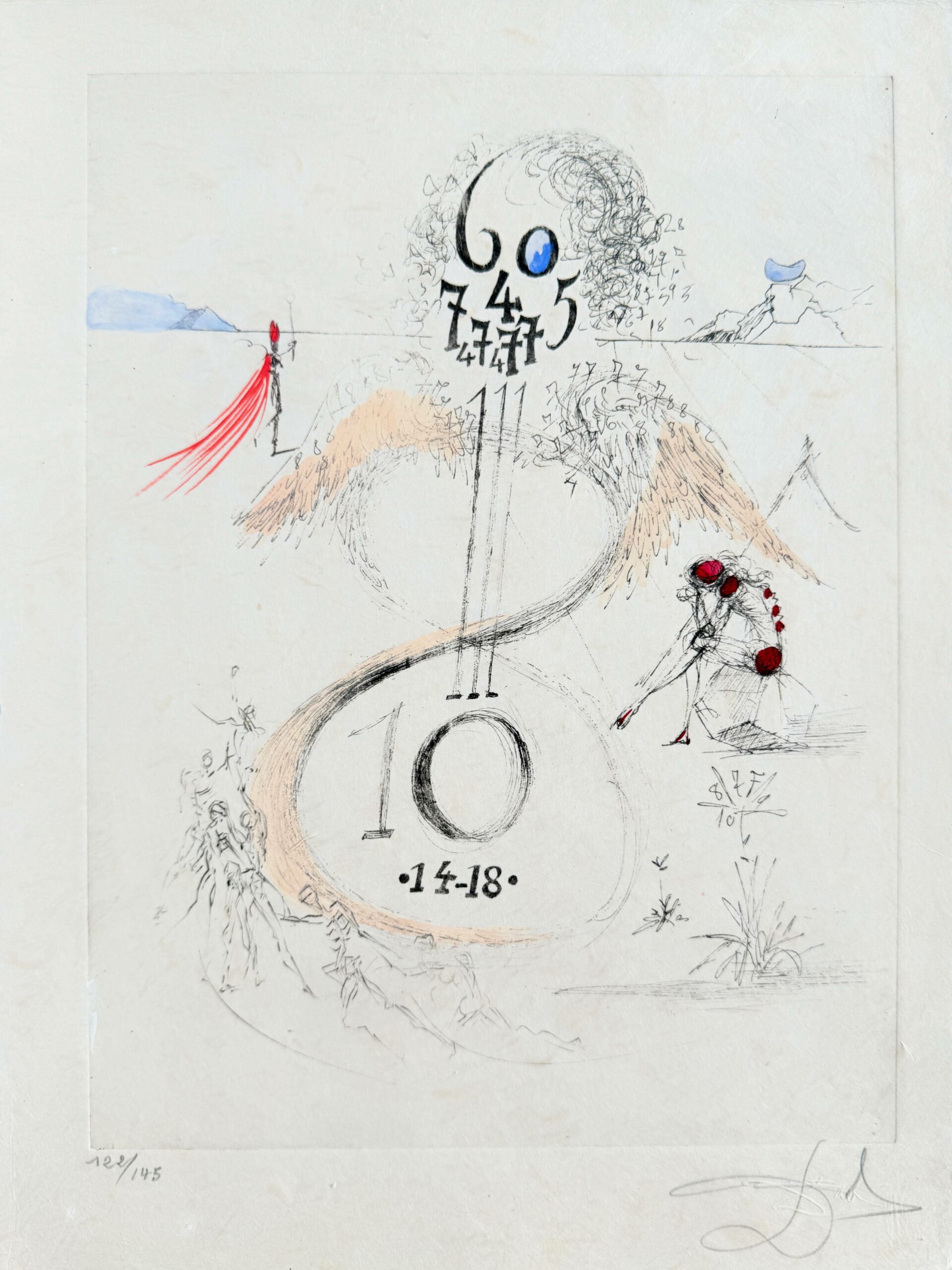 Salvador Dali – Guerre de 1914-1918 by Salvador Dalí