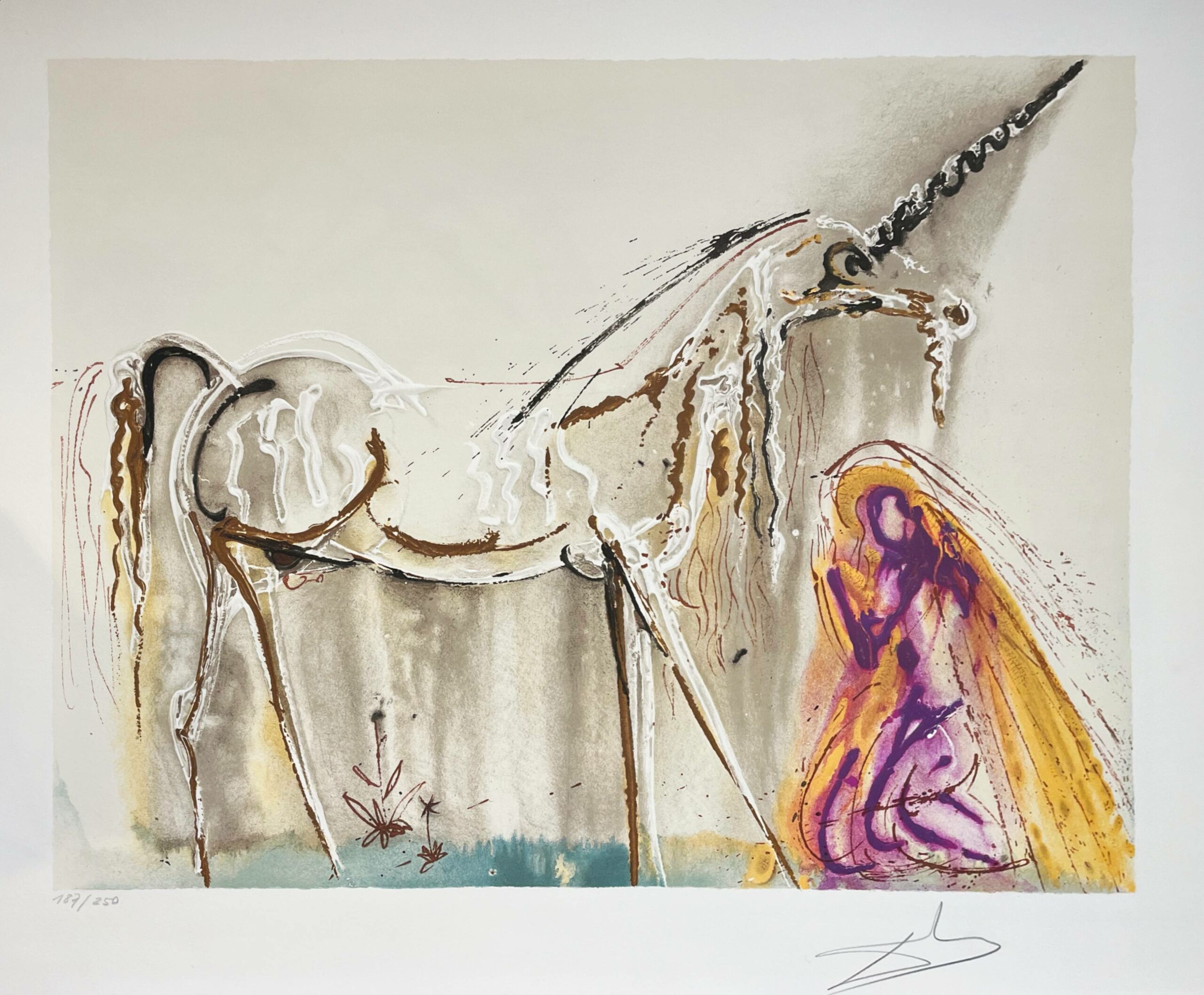 La licorne by Salvador Dalí