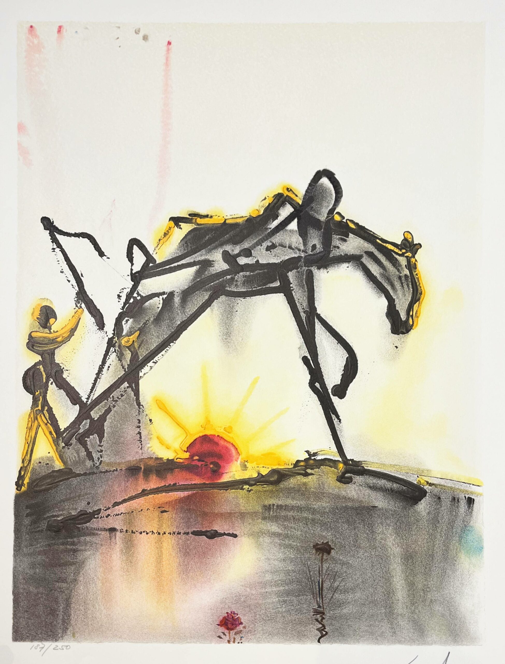 Le cheval de labeur by Salvador Dalí