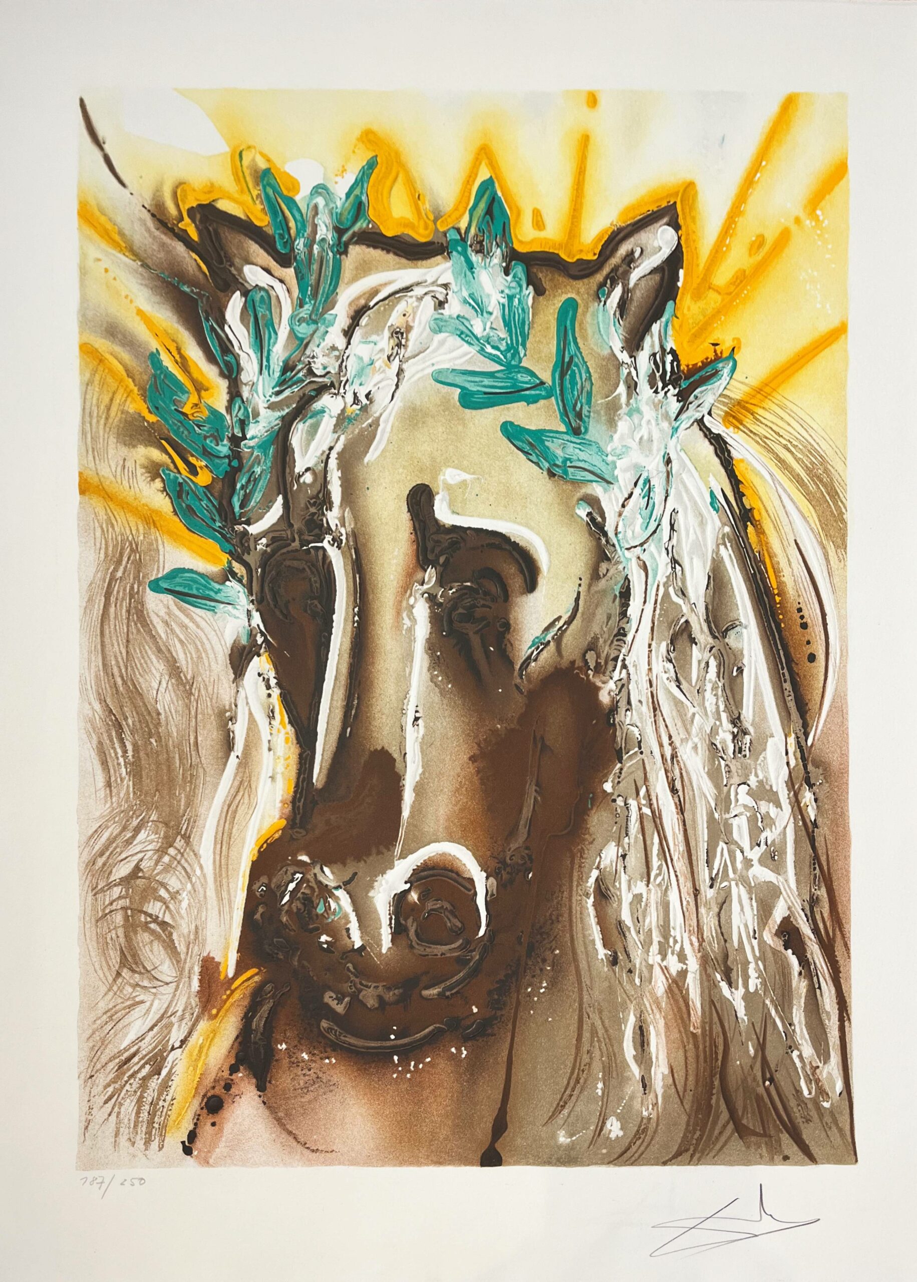 Le cheval du printemps by Salvador Dalí