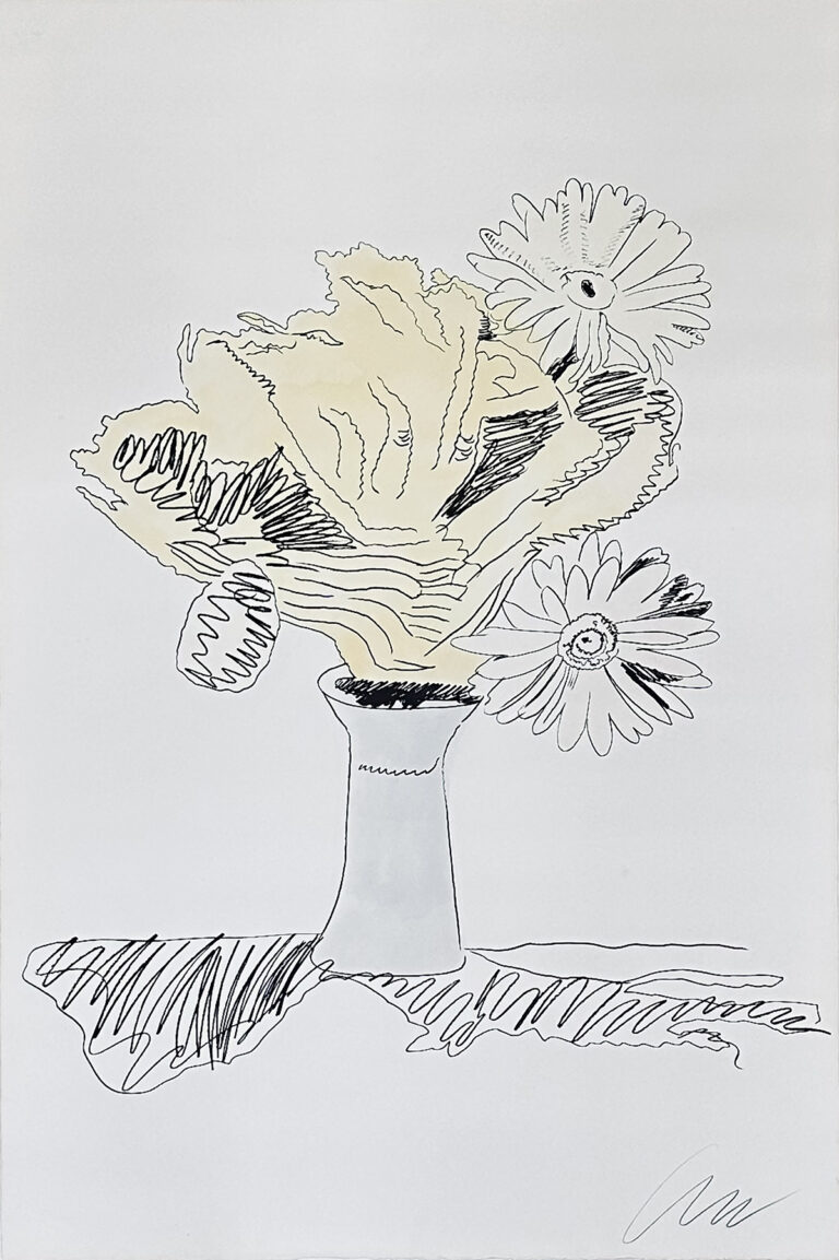 Flowers (Hand-Coloured) by Andy Warhol