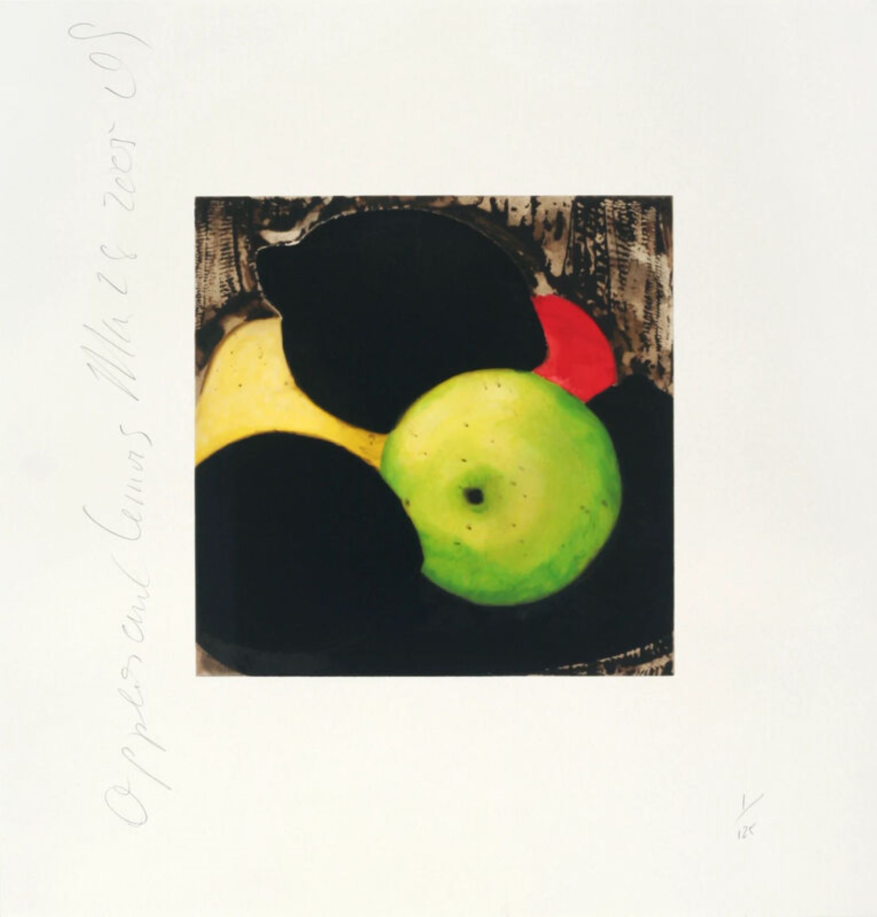 Apples and Lemons by Donald Sultan