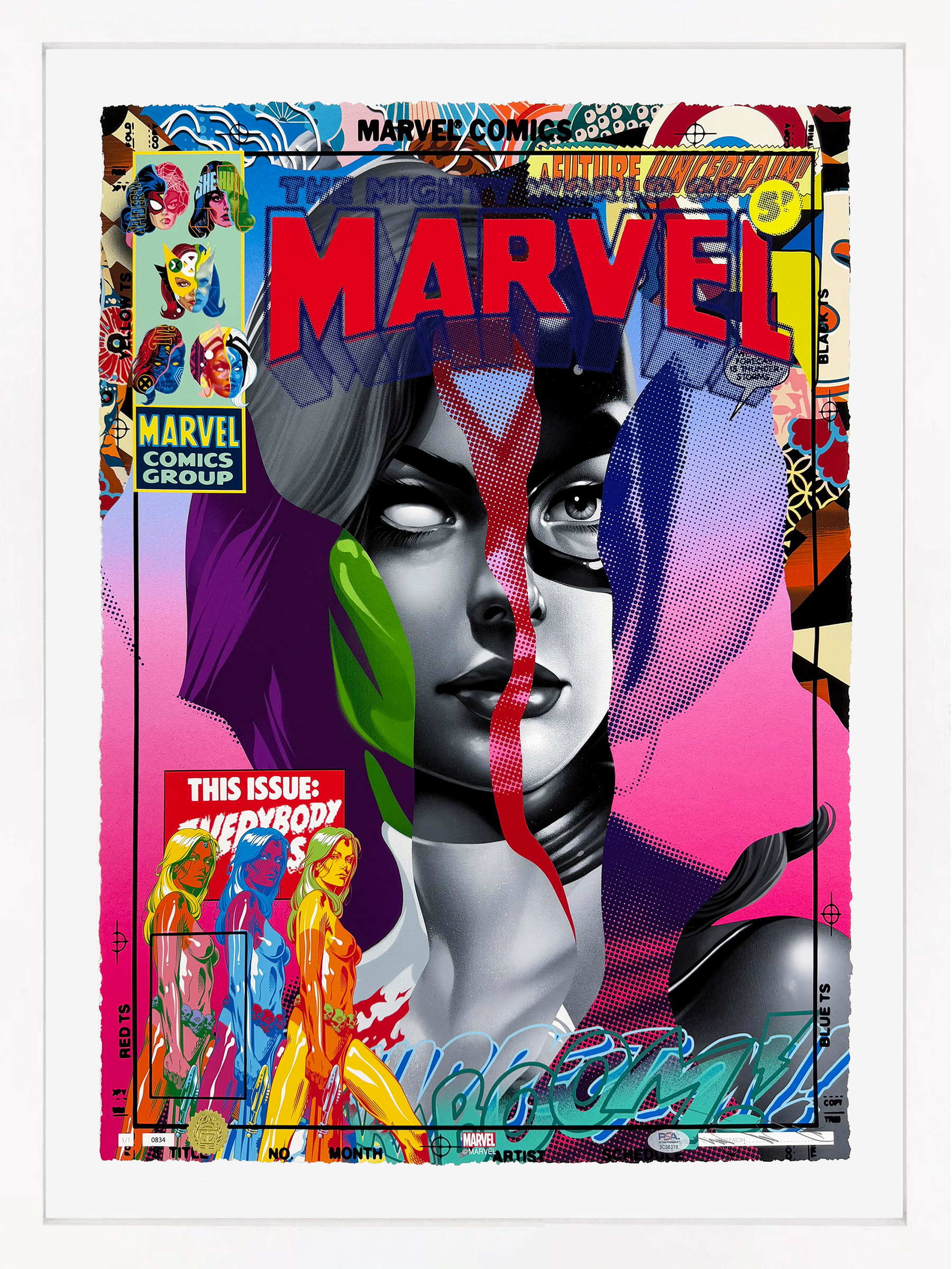 Women Of Marvel: The Portrait Collection #834 (unique 1/1) by Tristan Eaton