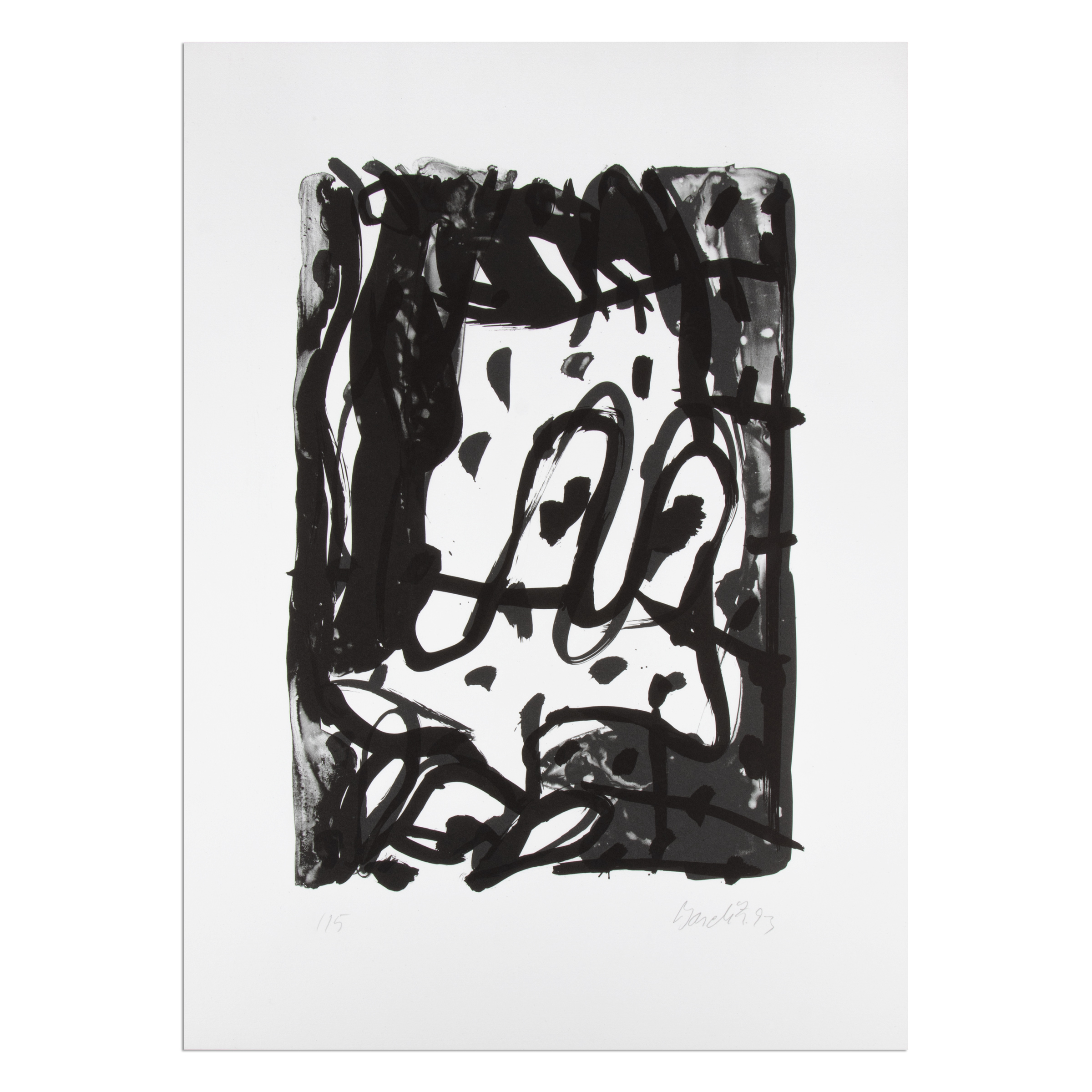 Base by Georg Baselitz